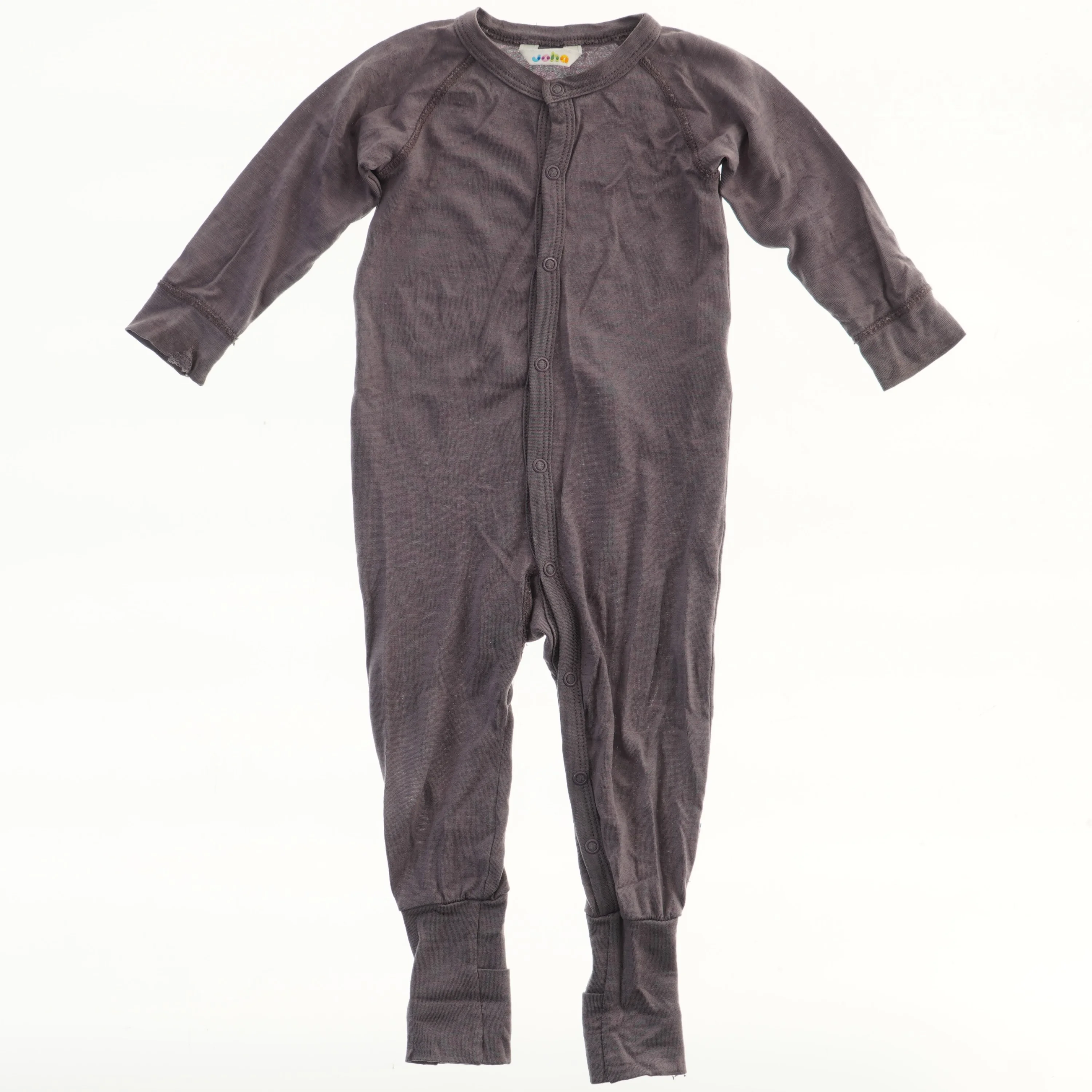 Uld. Heldragt i mørk farve fra Joha (str. 68)