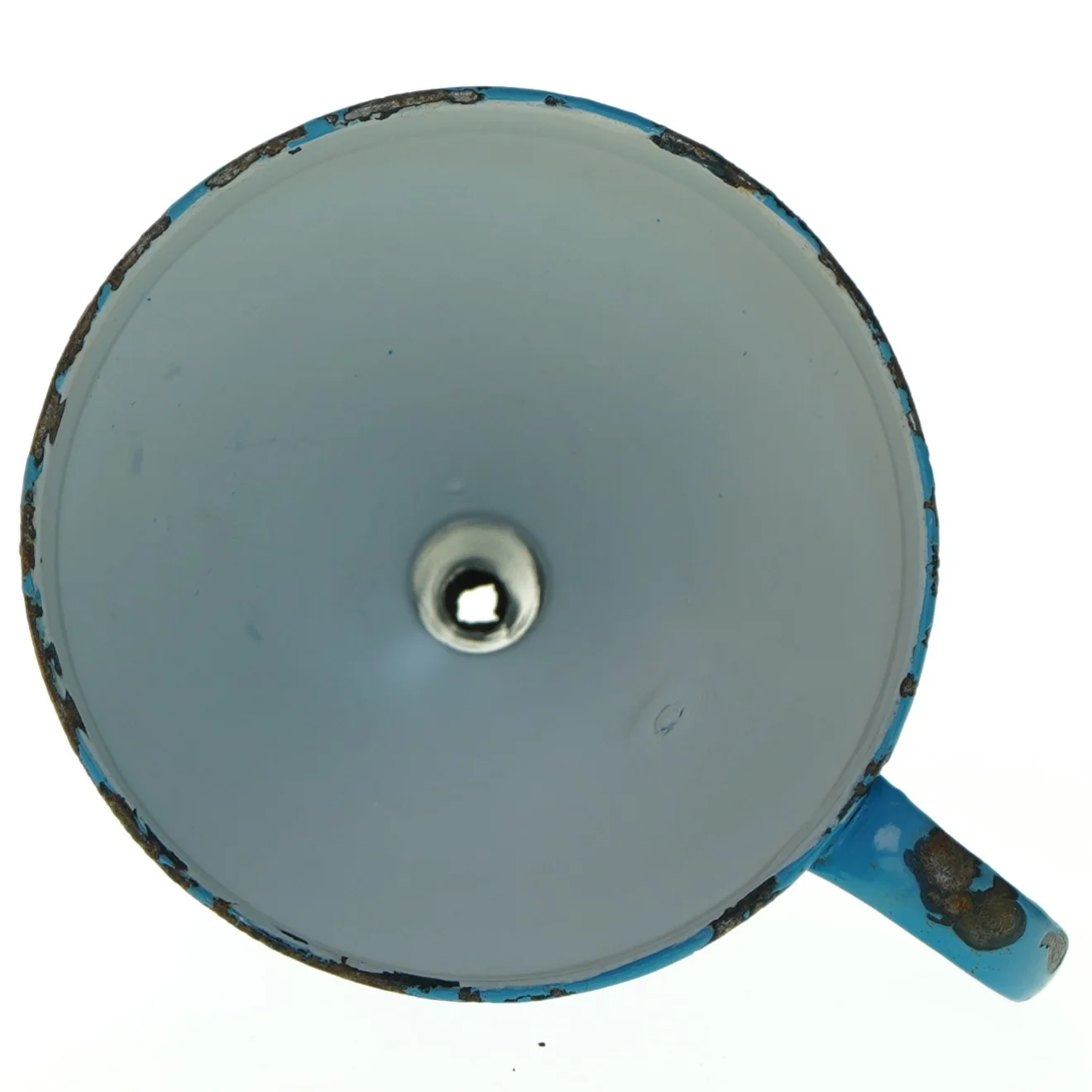 Emaljeret tragt (str. H 17 cm, ø. 12,5 cm)