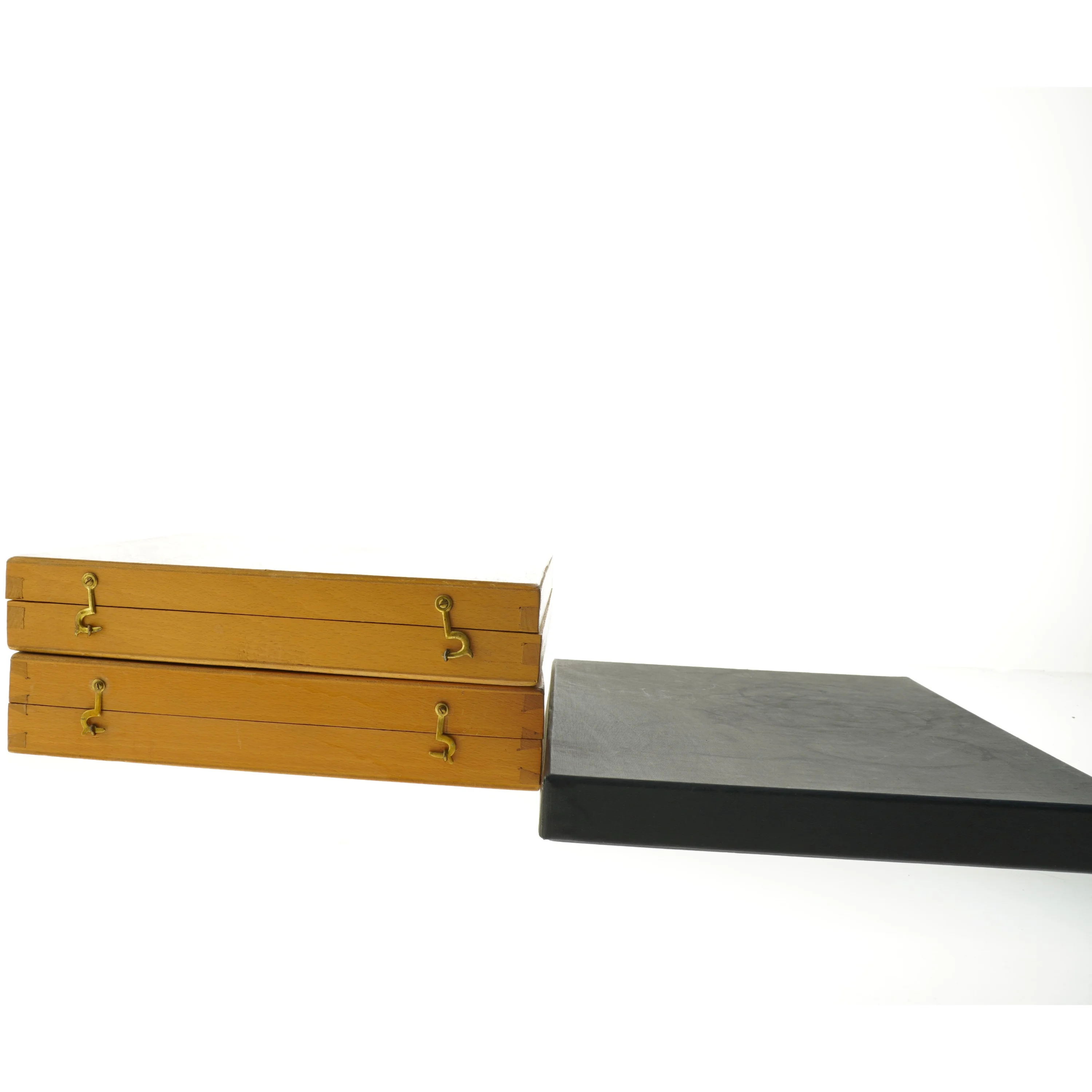 Retro Træpuslespil i kasse