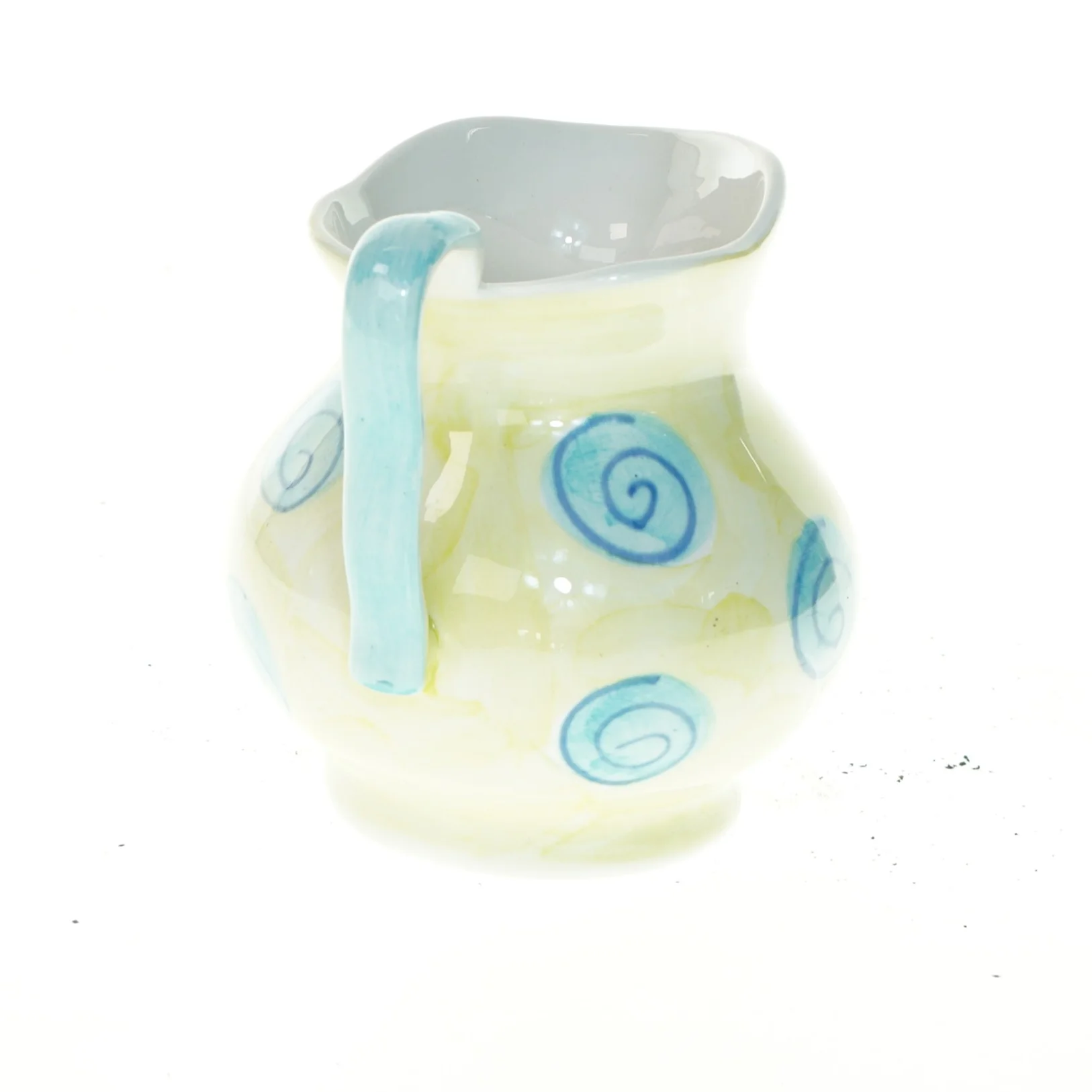 Håndmalet kande (str. 13 x 14 cm)