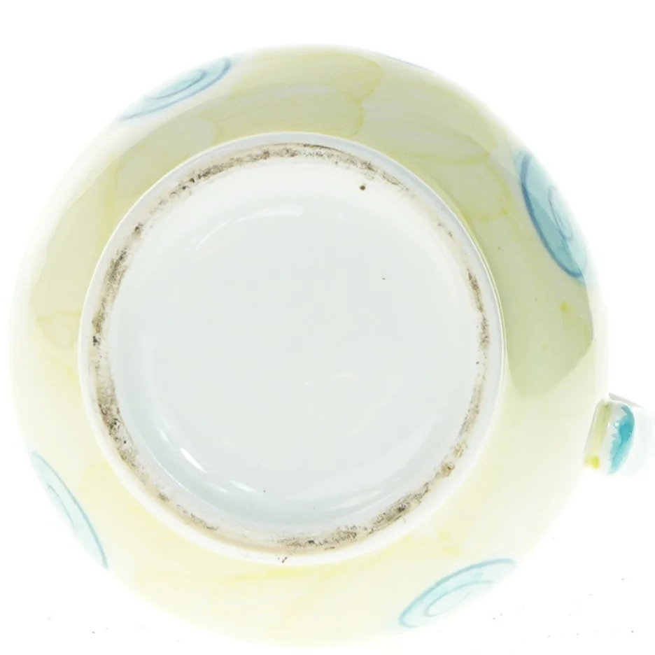 Håndmalet kande (str. 13 x 14 cm)