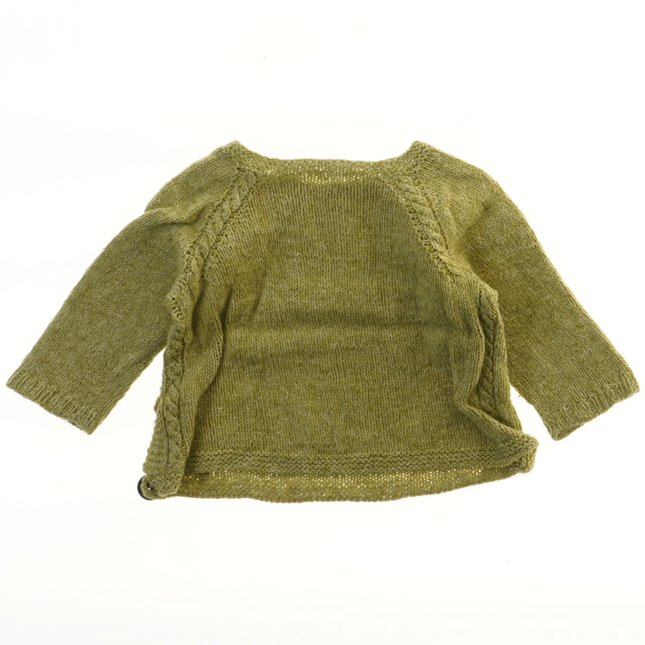 Strikket børnetrøje med knapper (str.  27x29 cm)