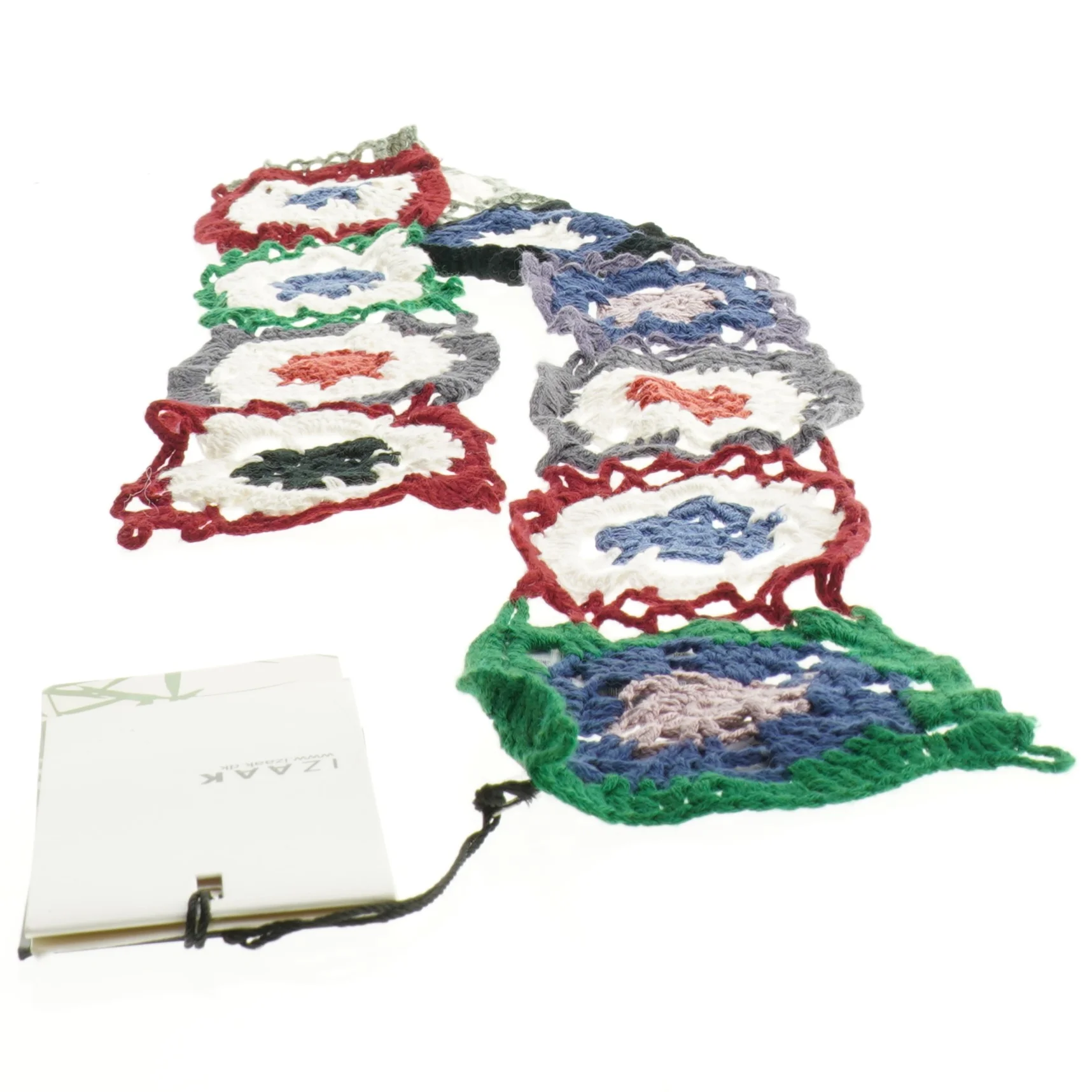 Hæklet halsklud. 3 stk. Nye