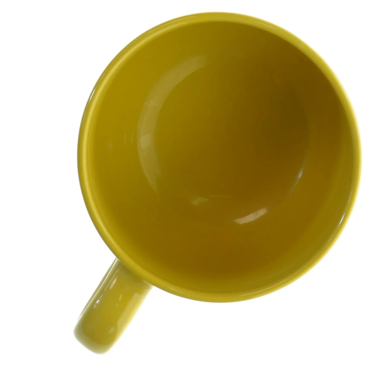 Gult keramikkrus (str. Ø. 11 cm)