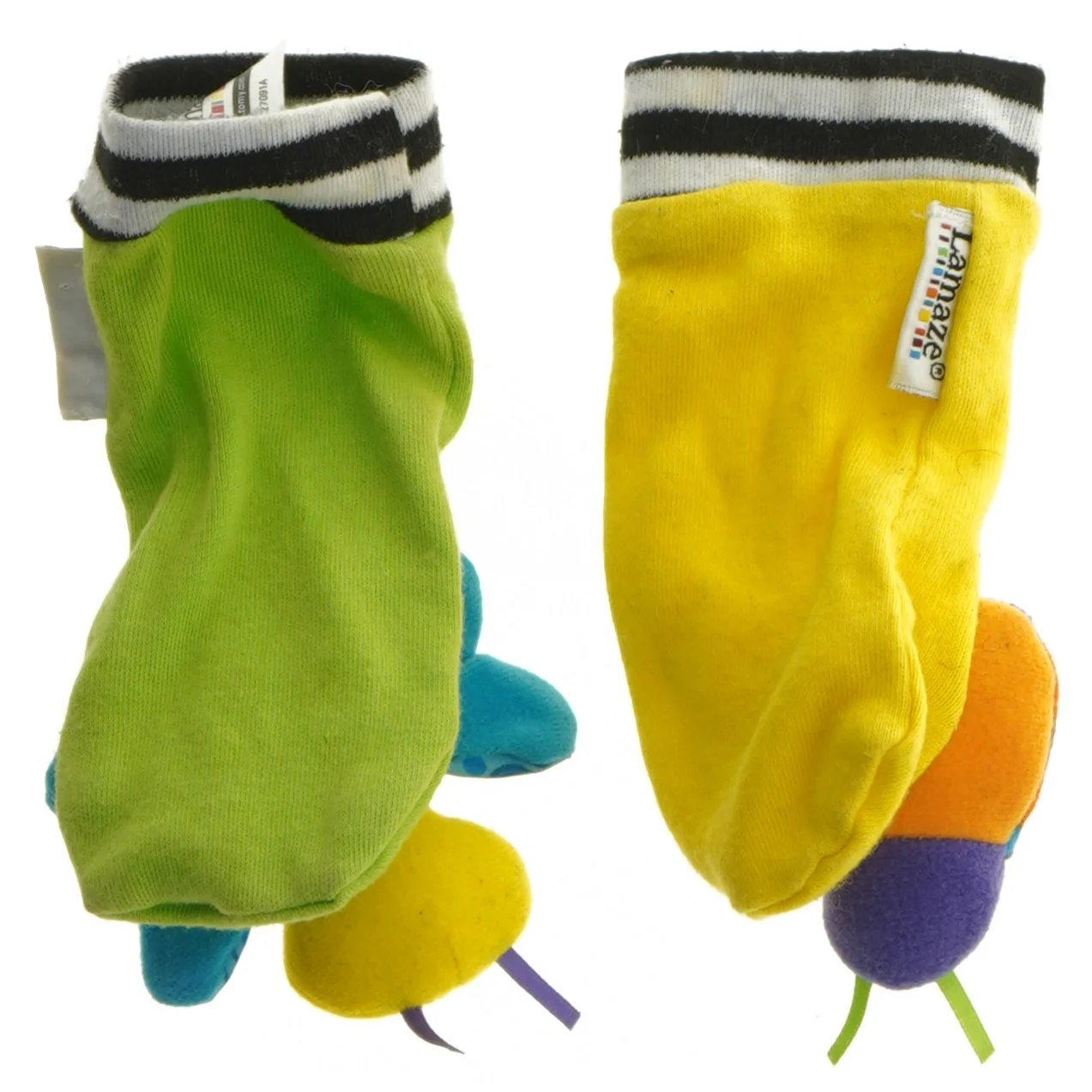 Baby sokker med sjove figurer fra Lamaze (str. 15 cm)