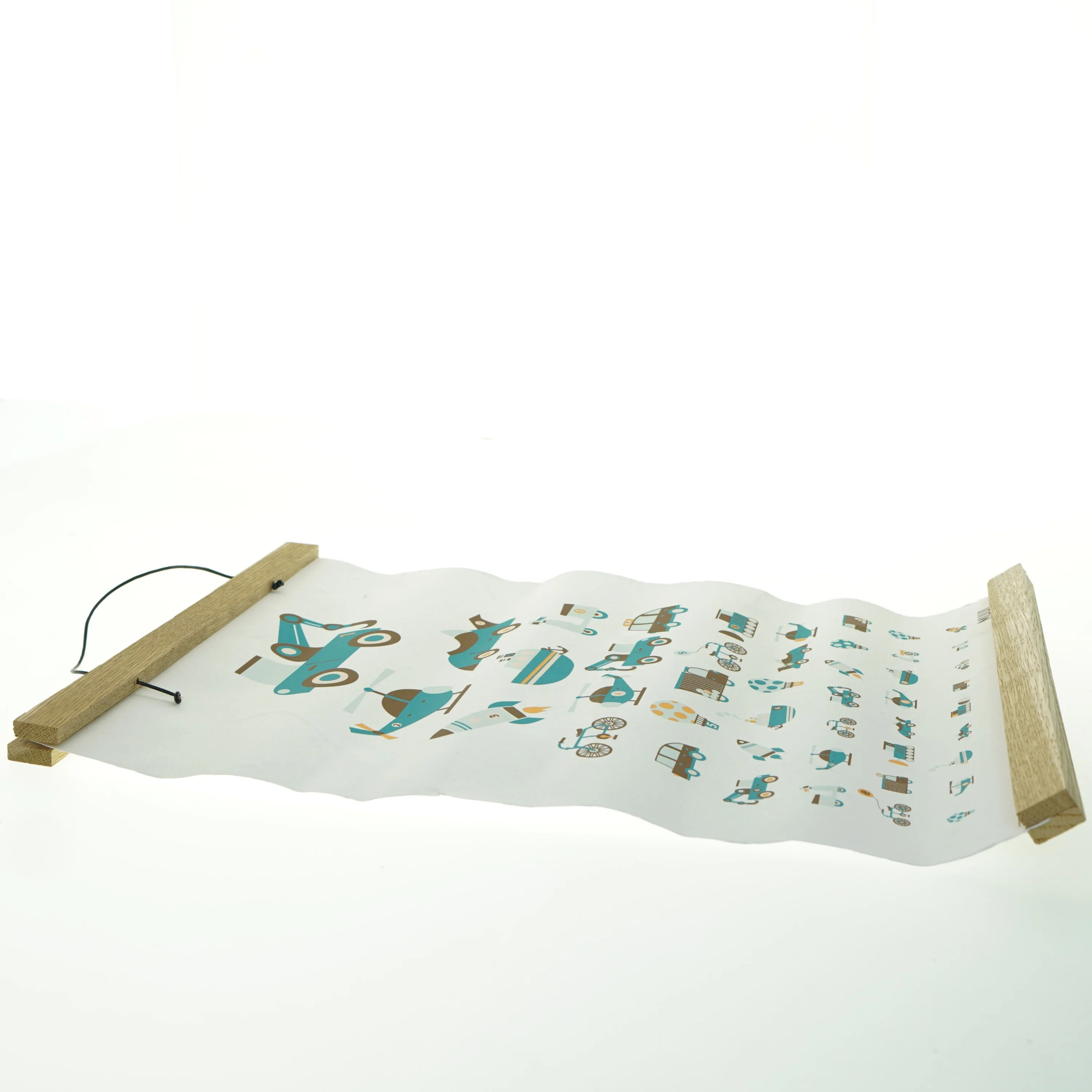 Plakat med transportmotiver fra Muui (str. 43x30 cm)