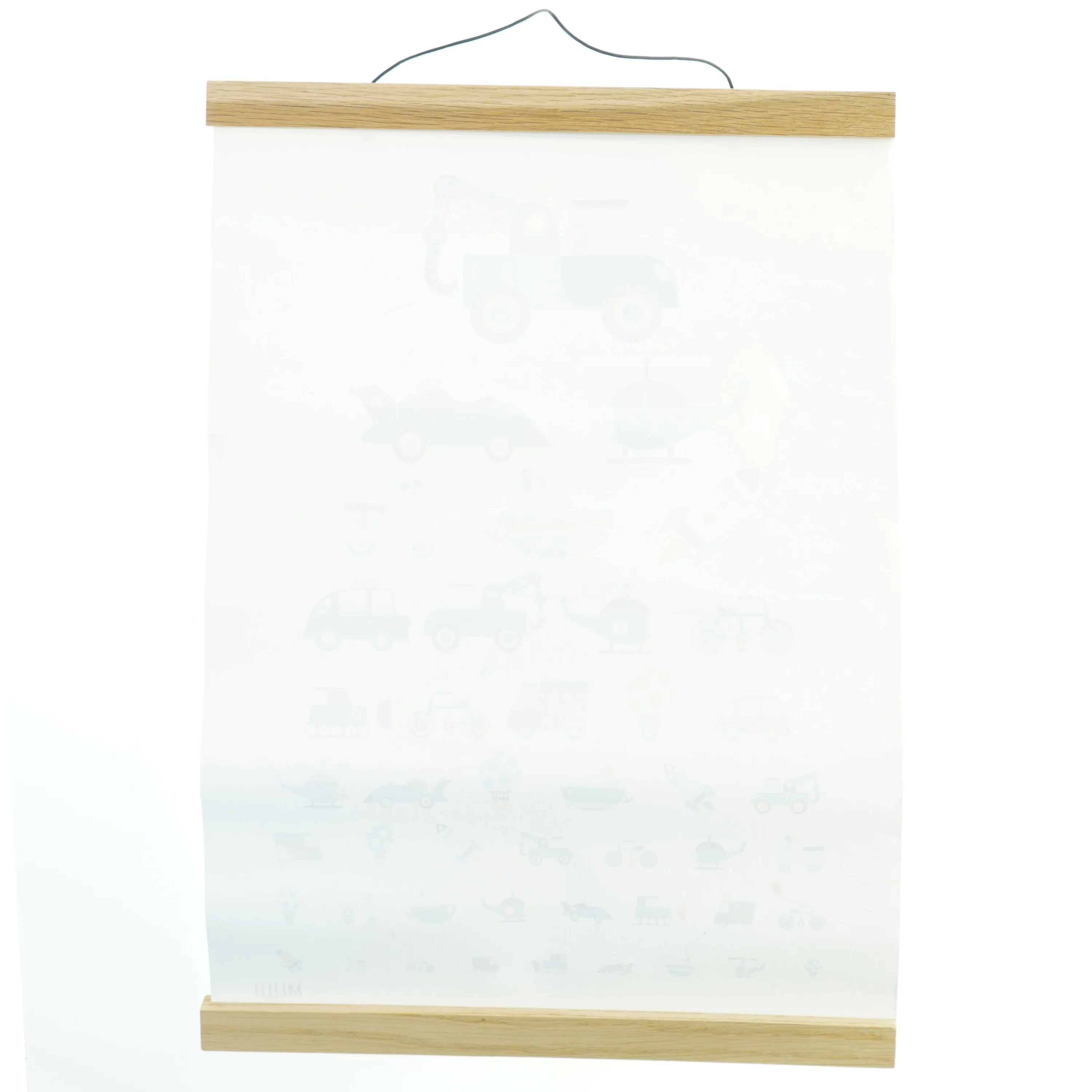 Plakat med transportmotiver fra Muui (str. 43x30 cm)