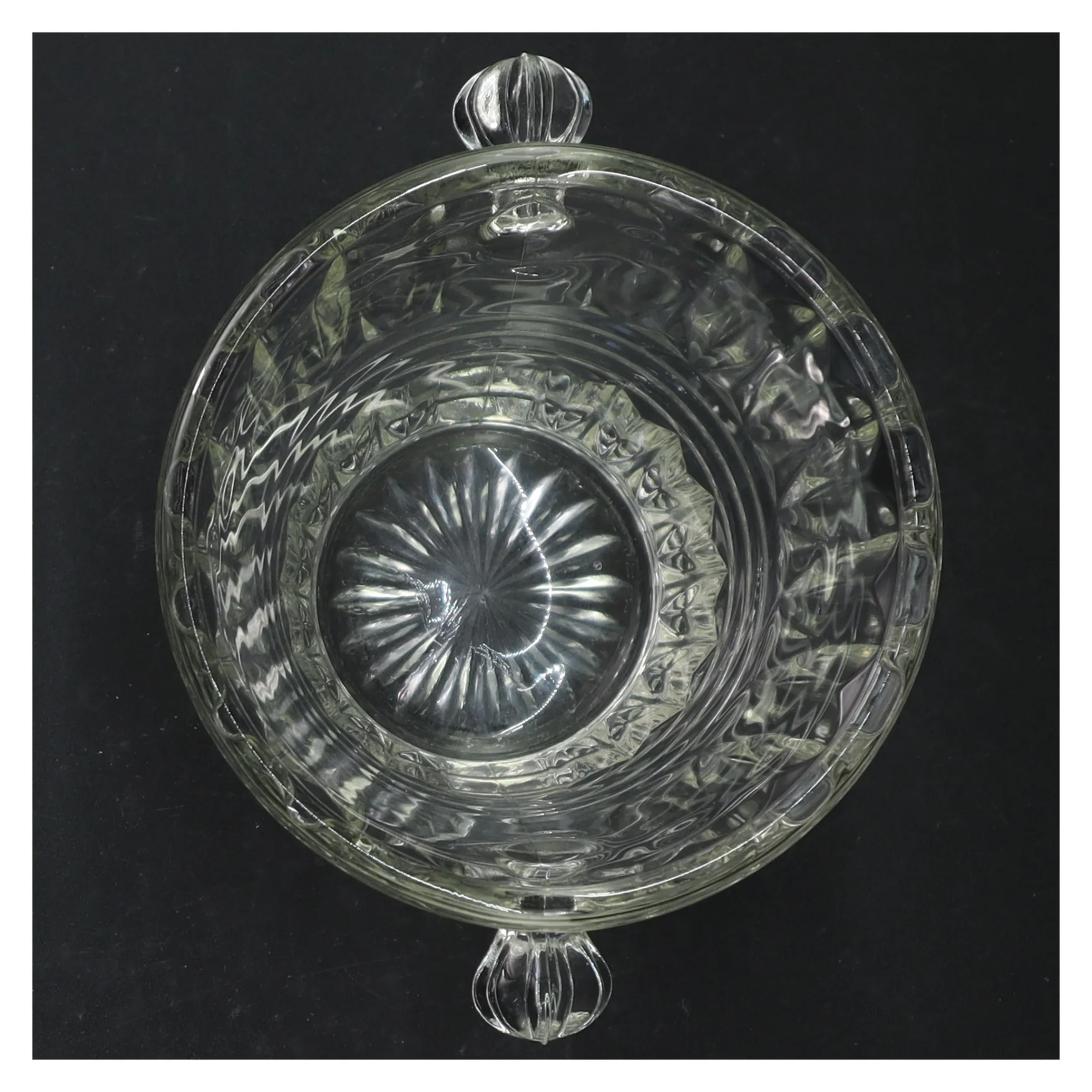 Lille glas krukke med håndtag 