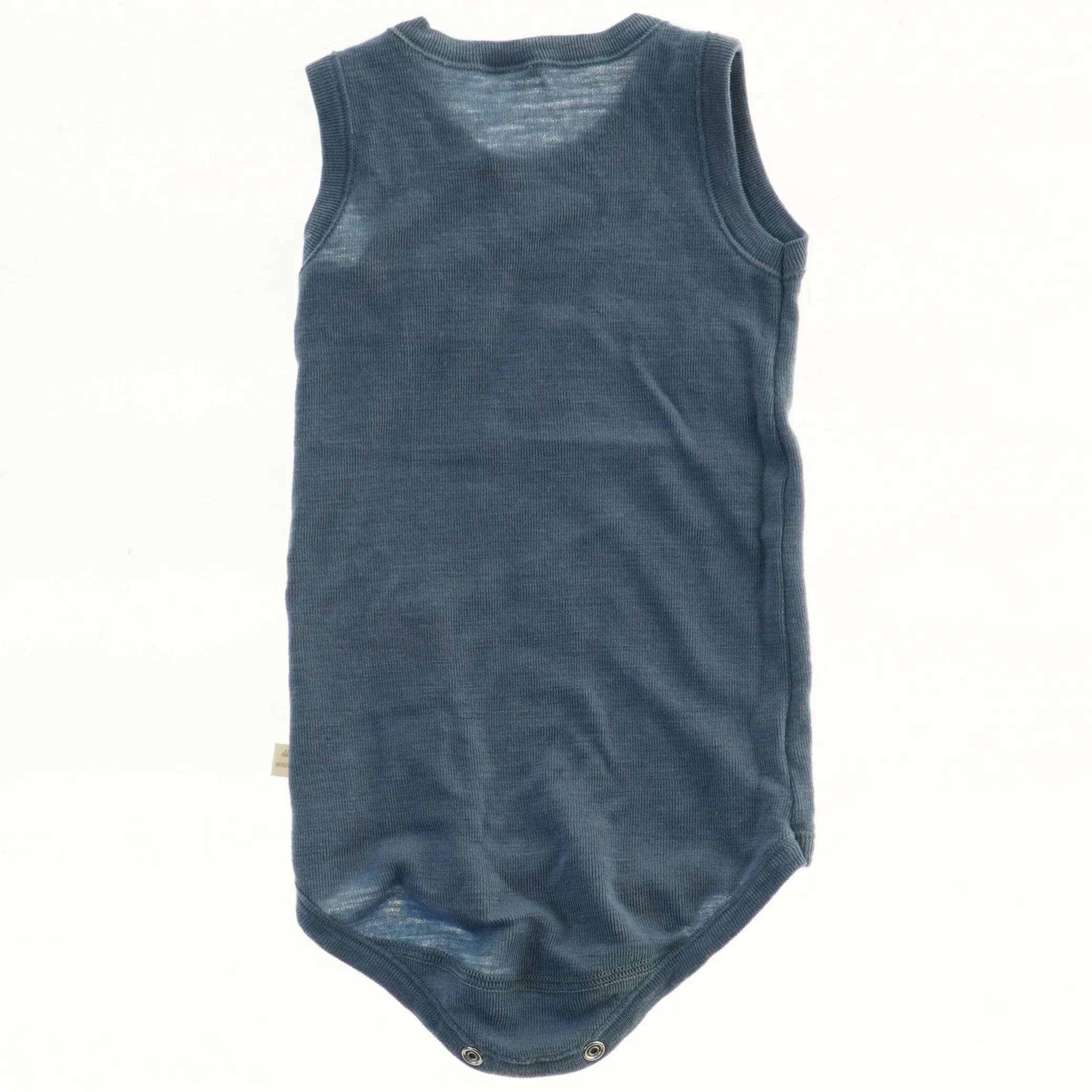 Uld. Ærmeløs bodystocking fra Dilling (str. 74)