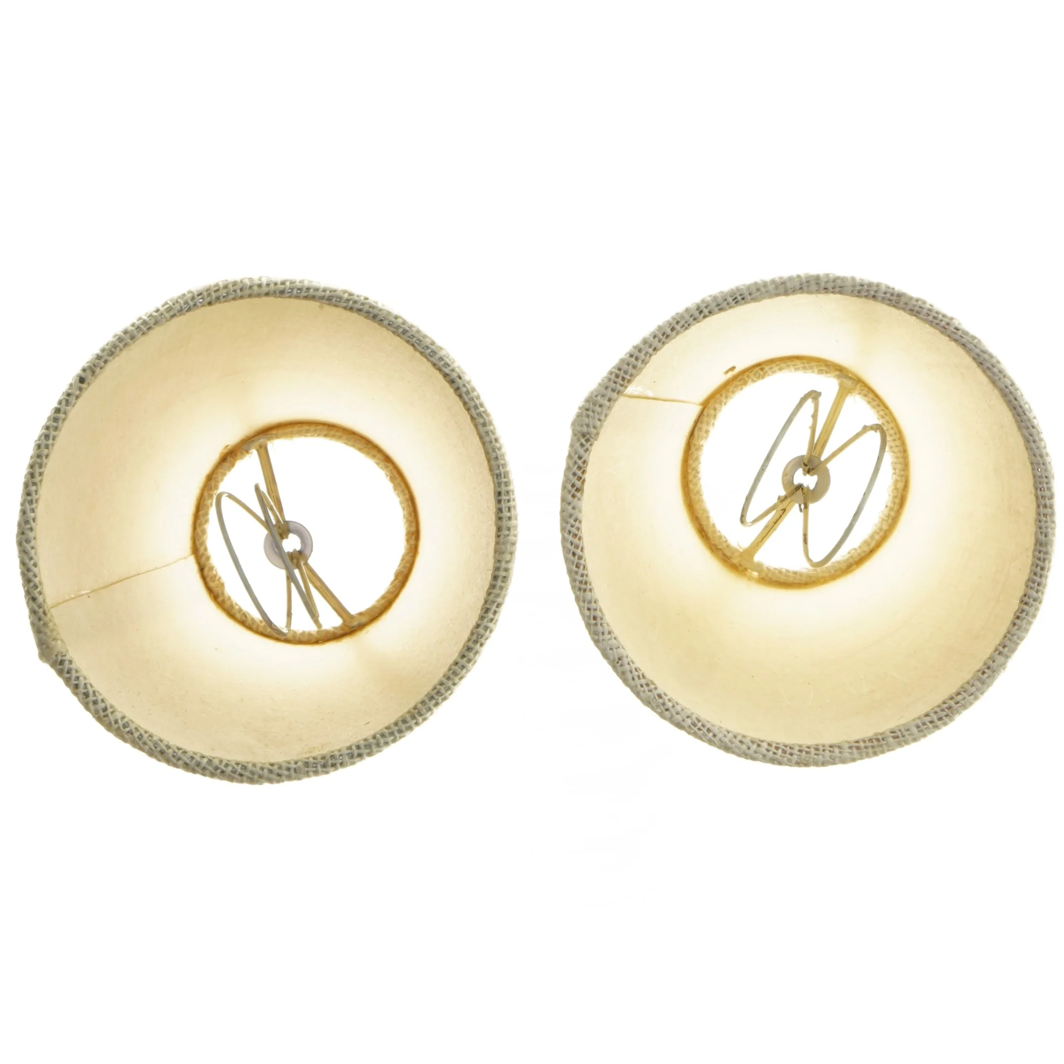 Lampskærme, 2 stk (str. 2 stk 14,5x10,5 cm)