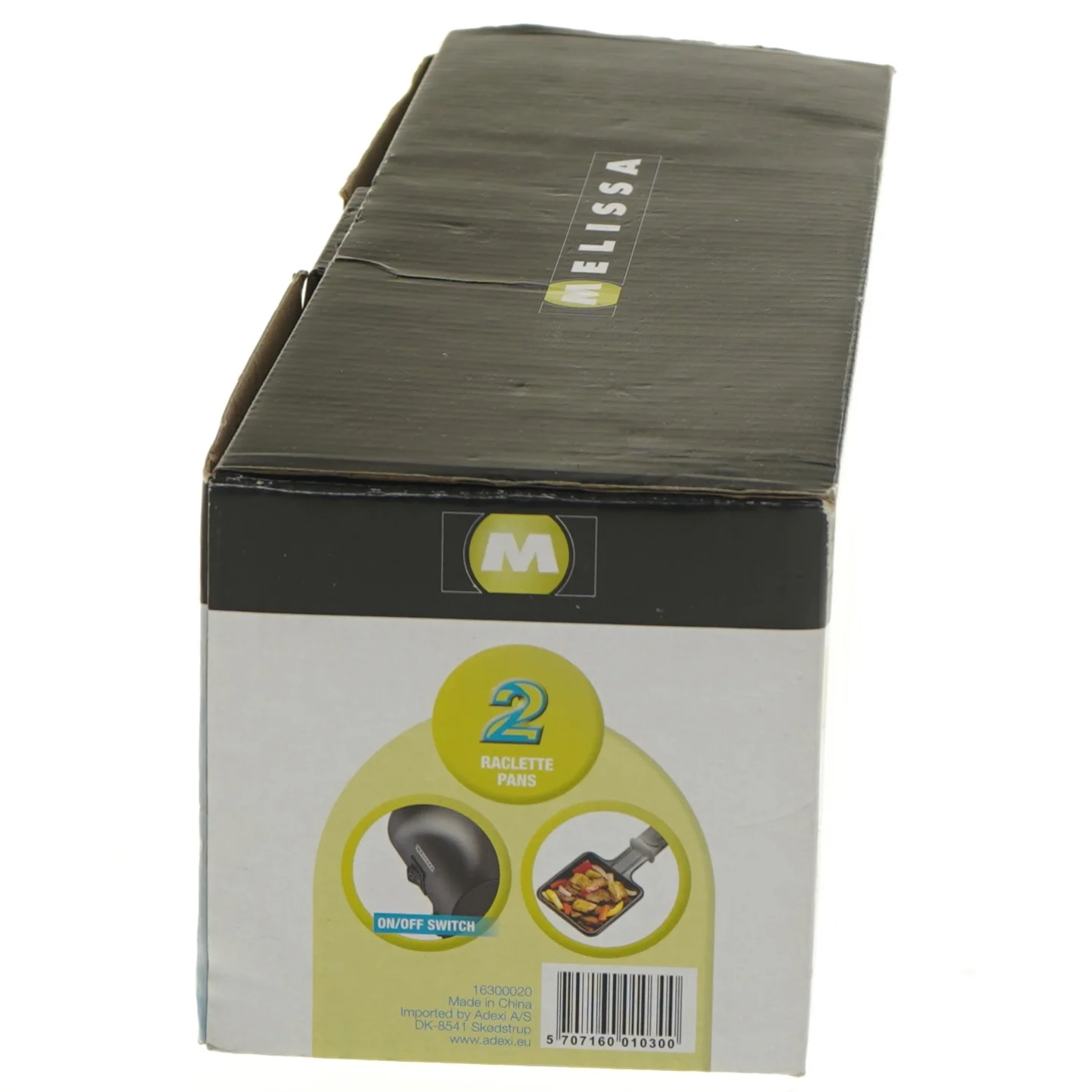 Raclette grill 350W fra Melissa (str. 30x11 cm)