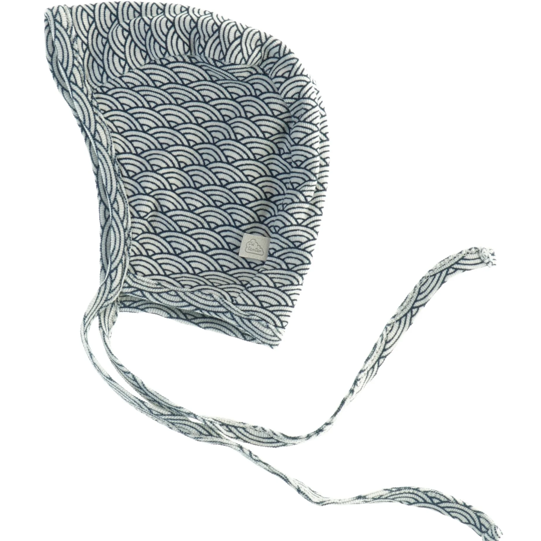 Mønstret bomuldshue ecotex (str. 17x14 cm)