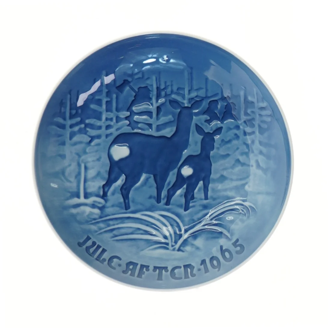 Juleplatte 1965 fra B&G (str. Ø 18 cm)