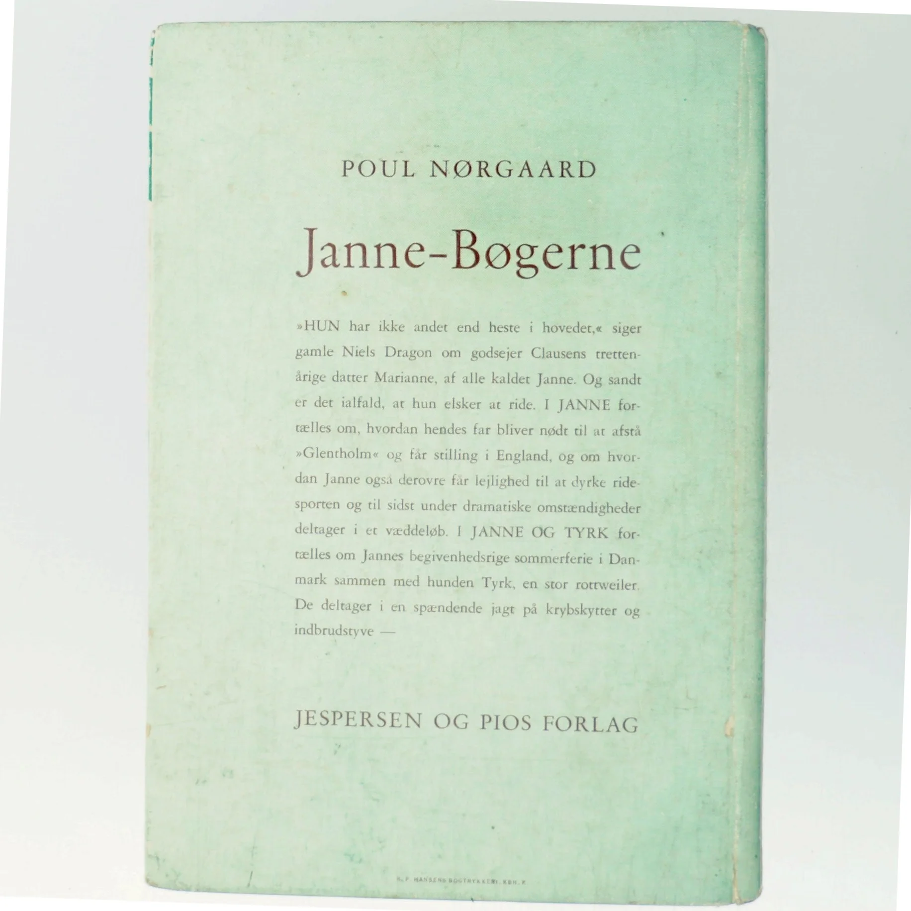 Janne af Poul Nørgaard (Bog)