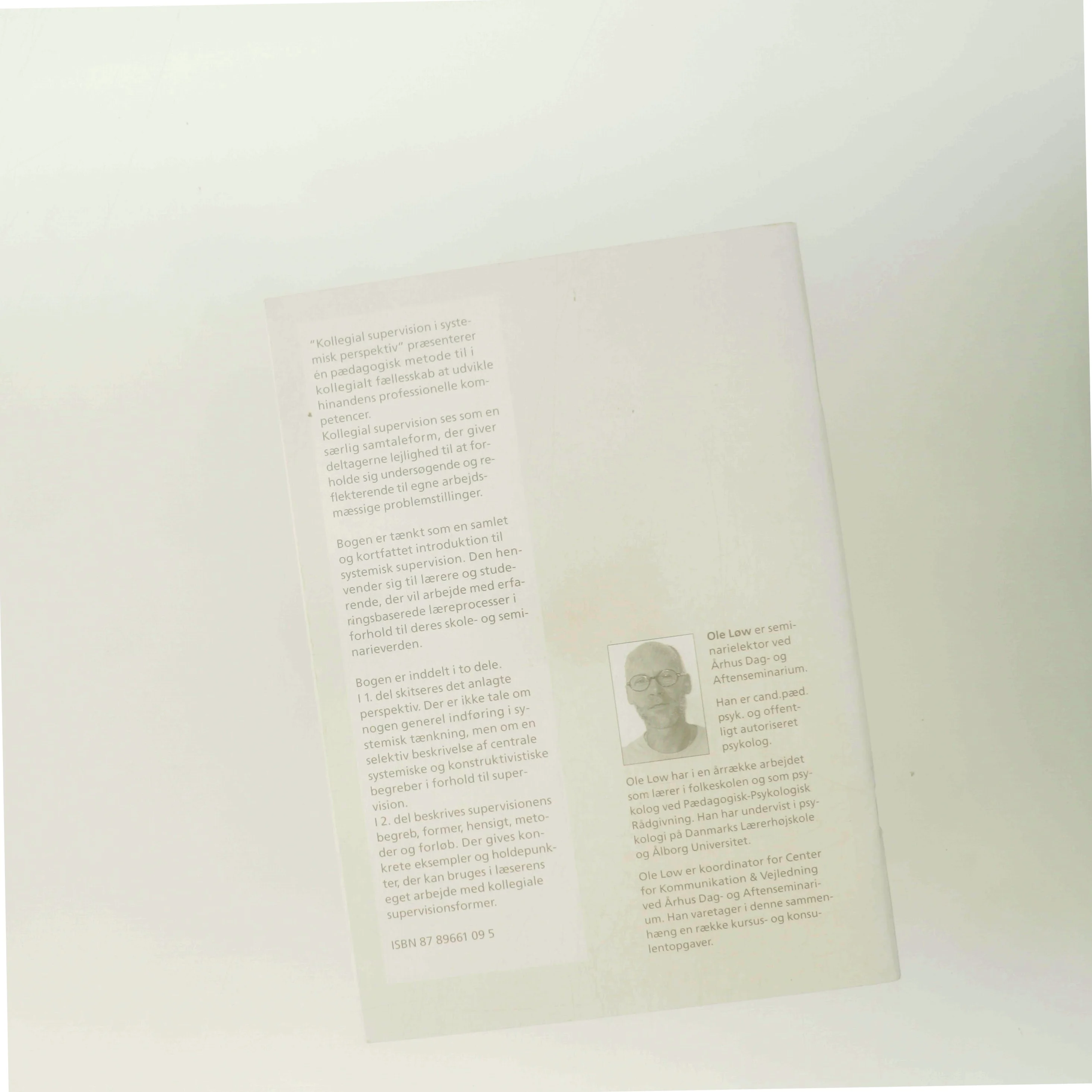 Kollegial supervision i systemisk perspektiv af Ole Løw (Bog)