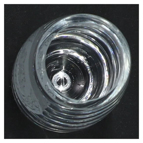 Graveret ølglas (str. 10,5 cm)