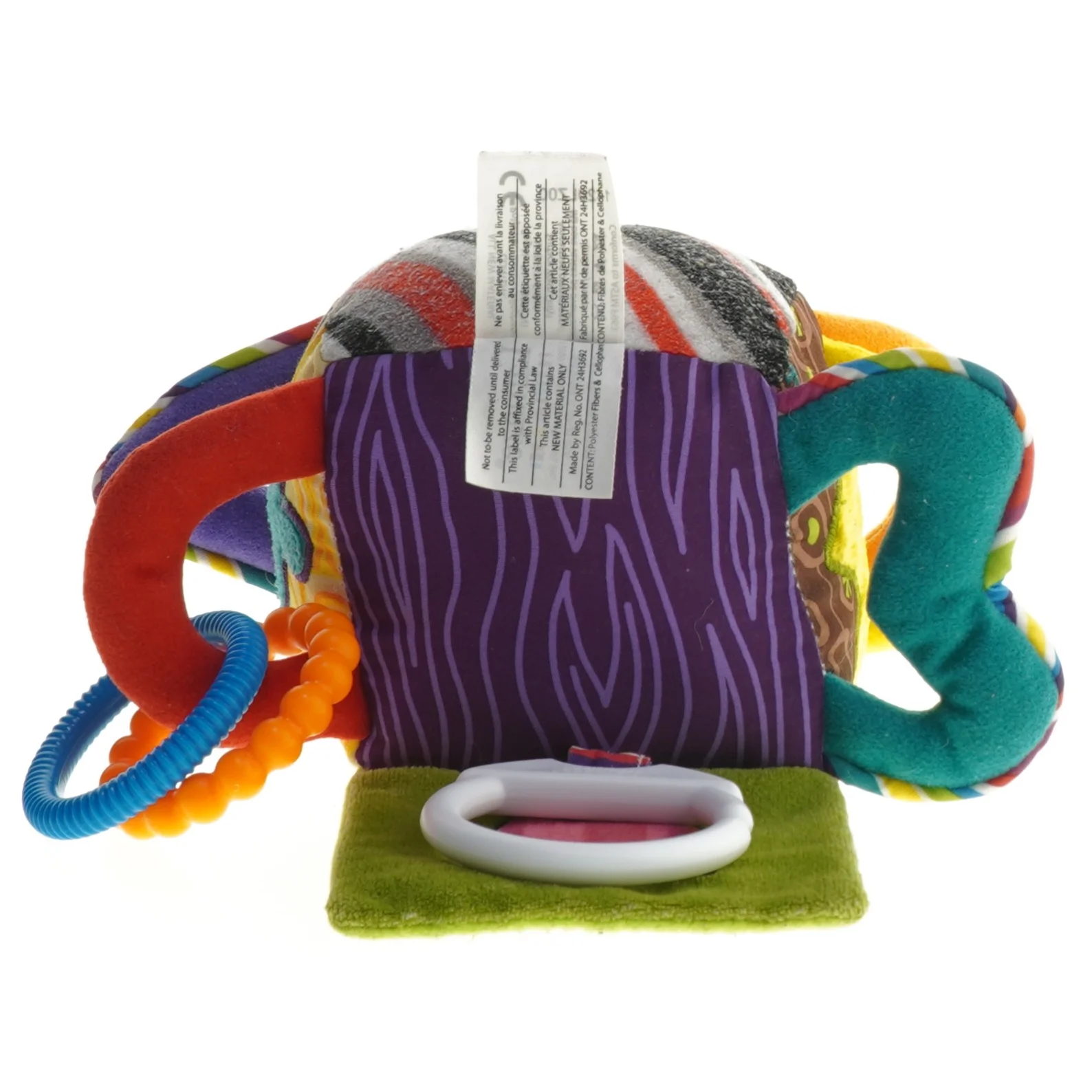 Aktivitetslegetøj til baby fra Lamaze (str. 10x10 cm)