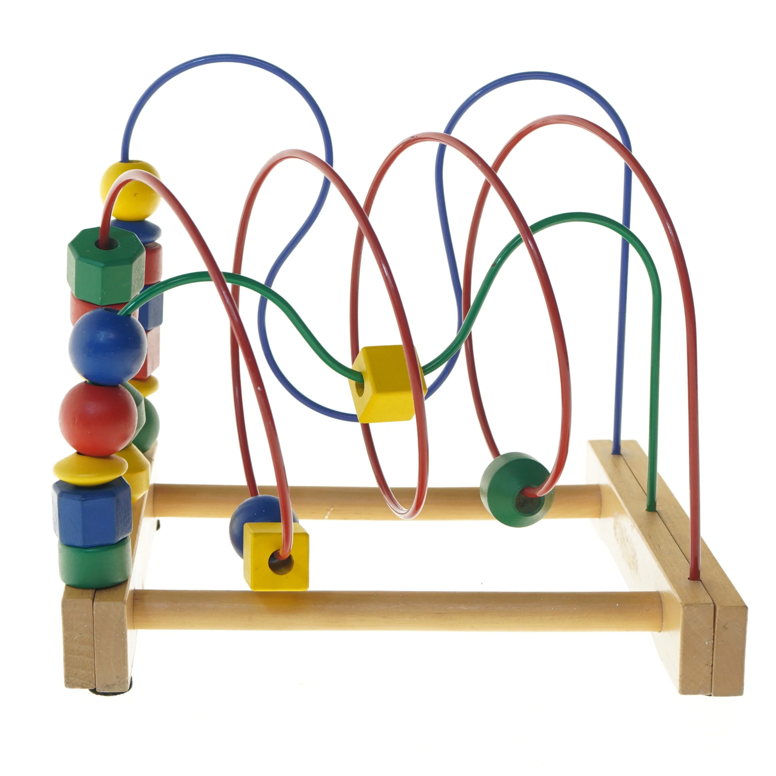 Perlespiral træ legetøj (str. 31x25x22 cm)