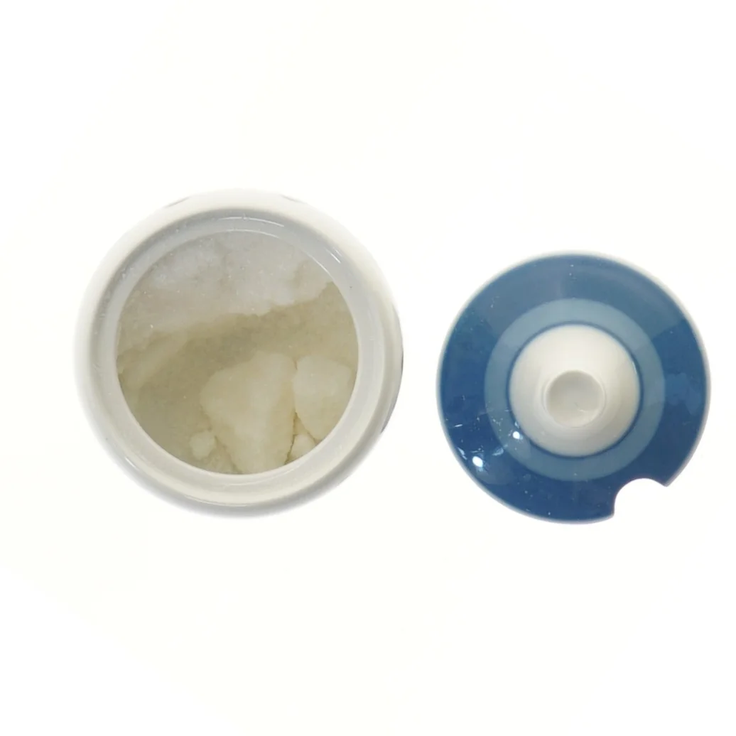 Lille sukkerkrukke med låg (str. 11,5 cm)