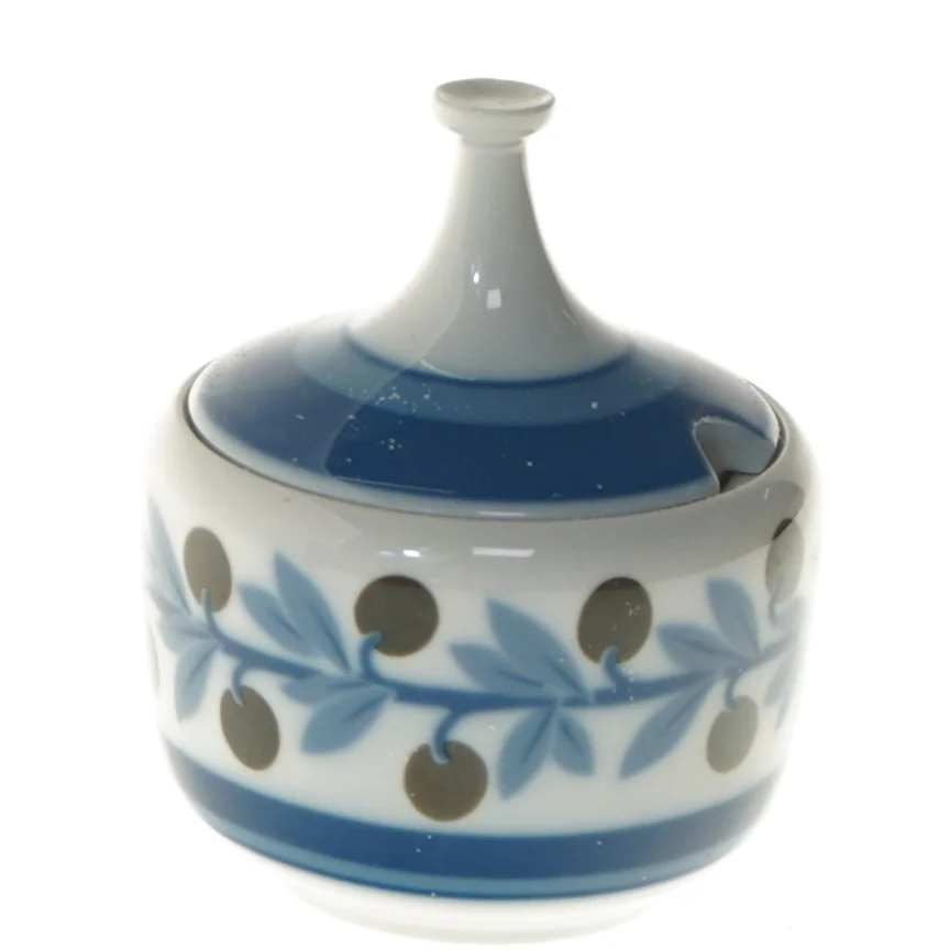 Lille sukkerkrukke med låg (str. 11,5 cm)