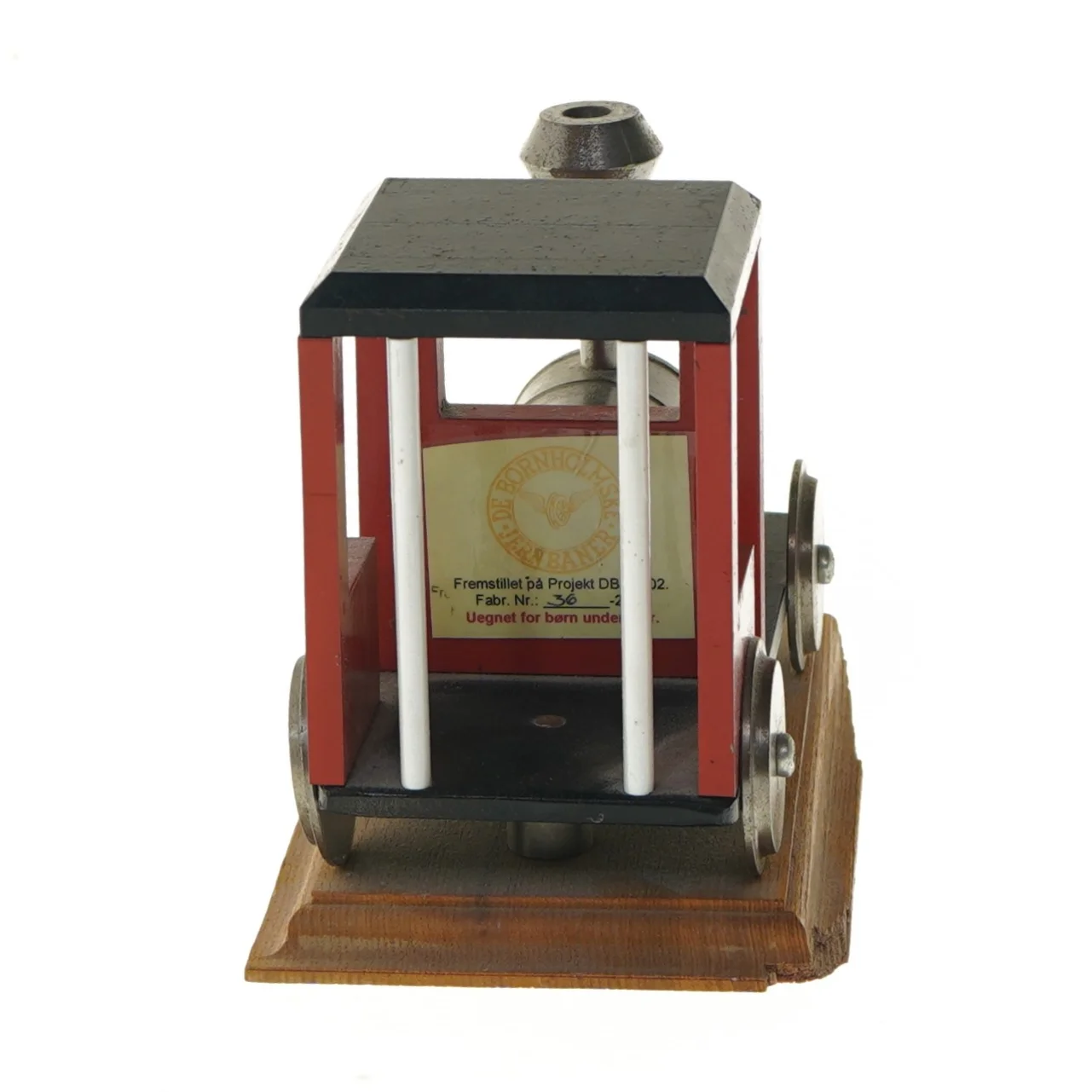 Dekorationstog i metal og træ (str. 18x11 cm)