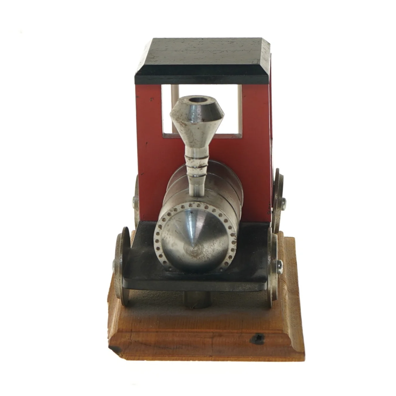 Dekorationstog i metal og træ (str. 18x11 cm)