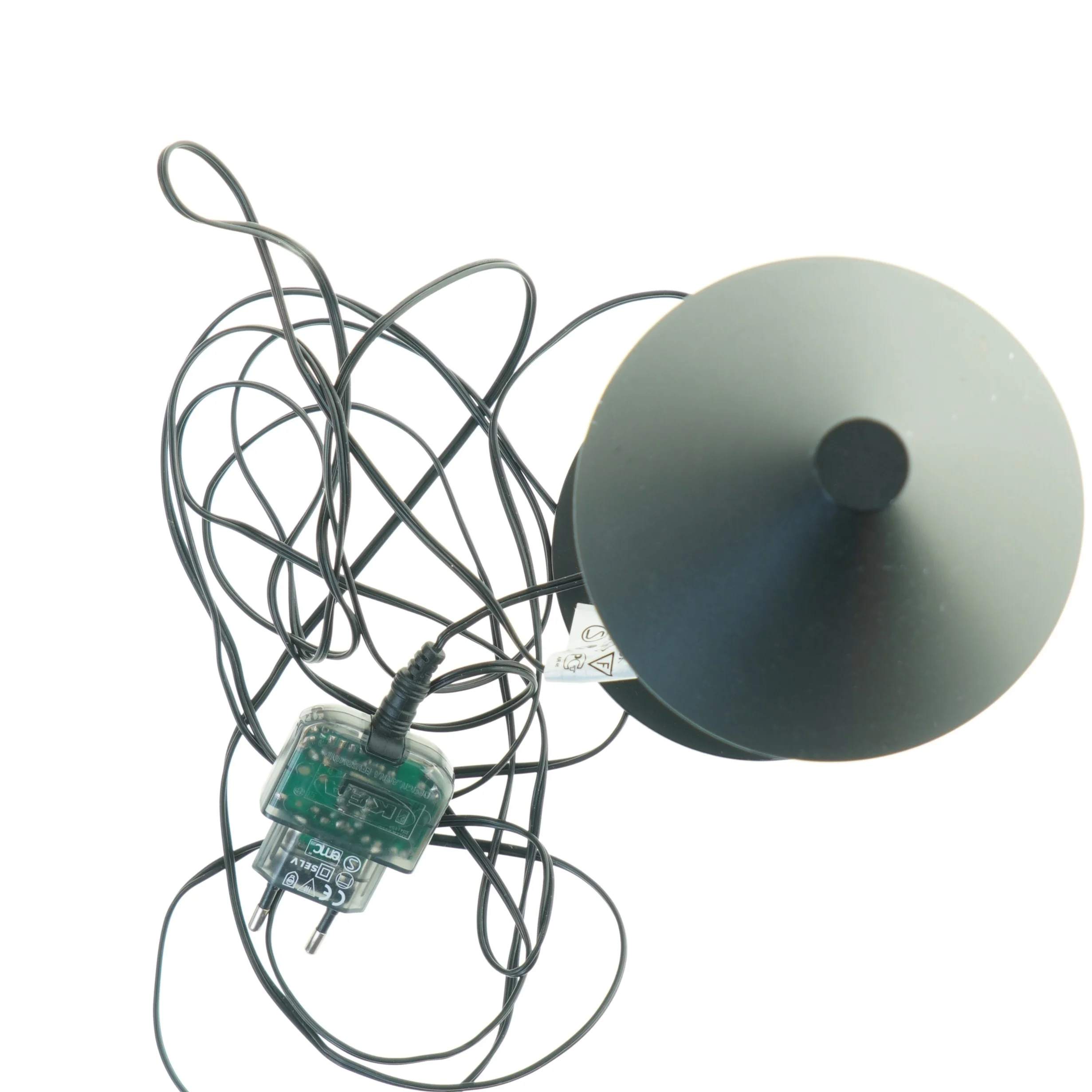 Sort bordlampe fra IKEA (str. 30 cm)