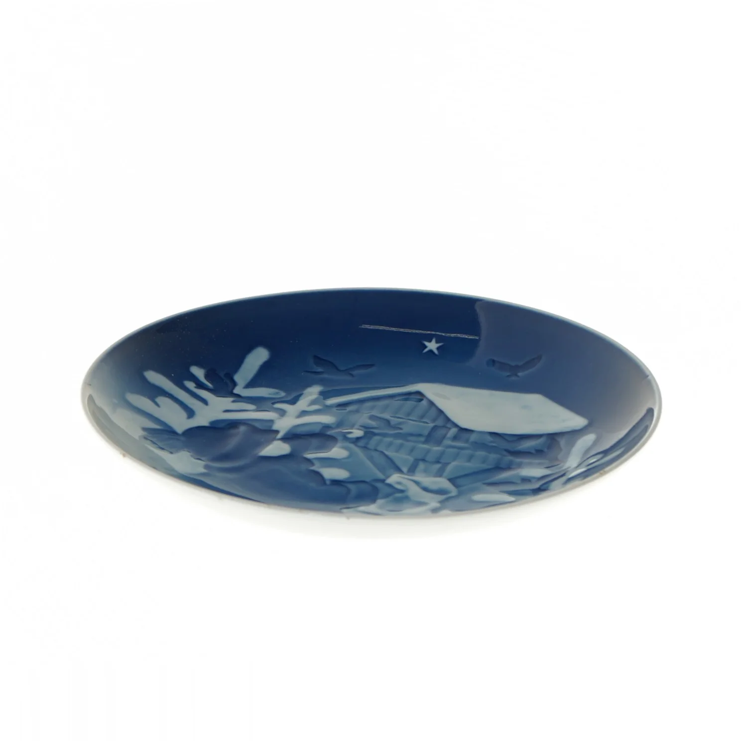 Juleplatte Bing & Grøndahl 1967 fra Bing & Grøndahl (str. Ø 18,3 cm)