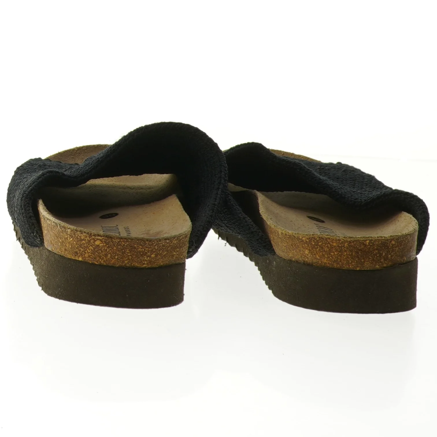Sorte korksandaler Arcopedico