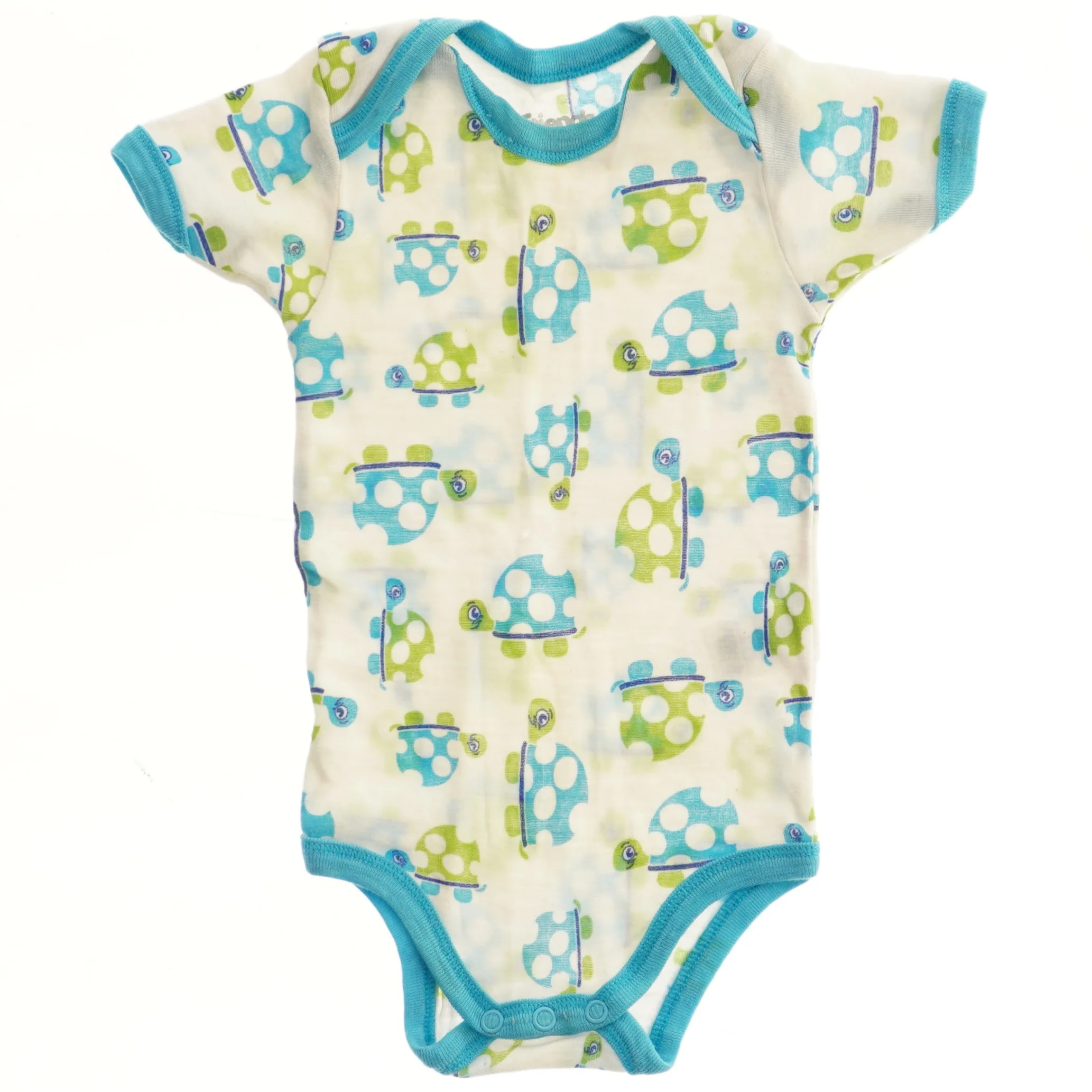 Uld. Babystocking med skildpaddeprint fra Friends (str. 86)