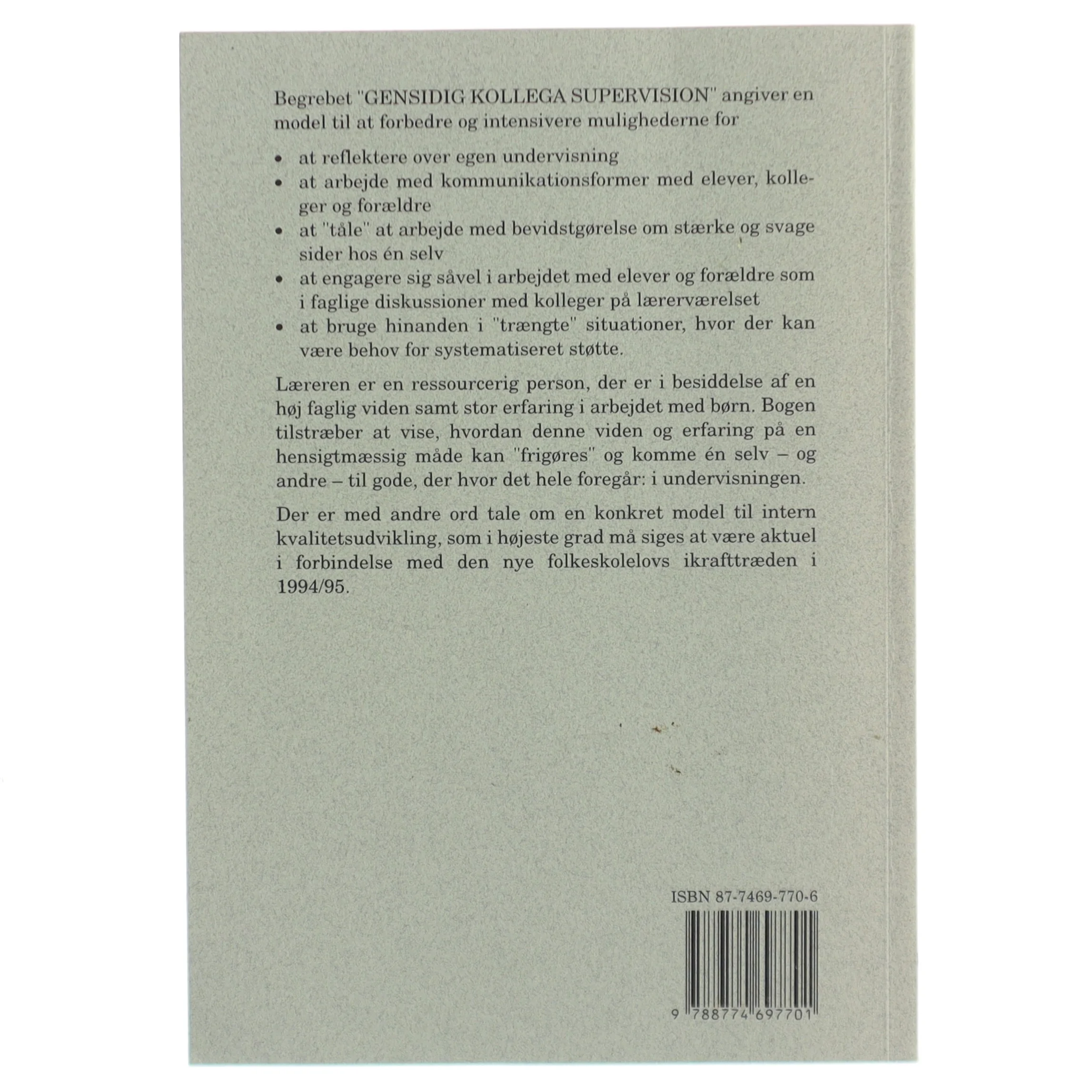 Gensidig kollega supervision af Leon Dupont (Bog)