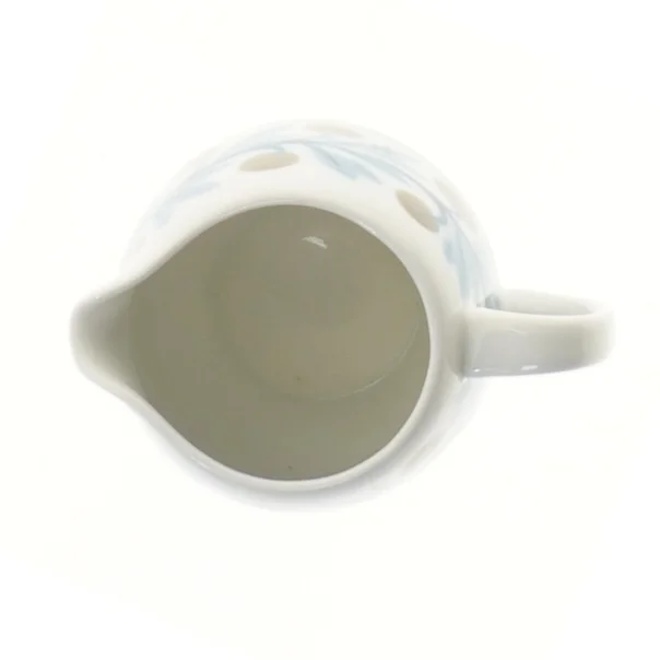 Flødekande med bladmønster (str. 8 cm)