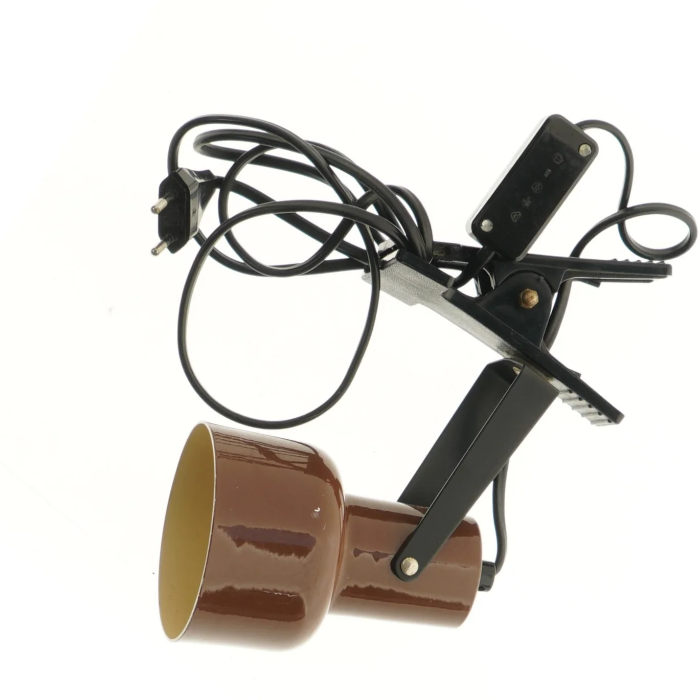 Brun spotlampe (str. 25 cm)