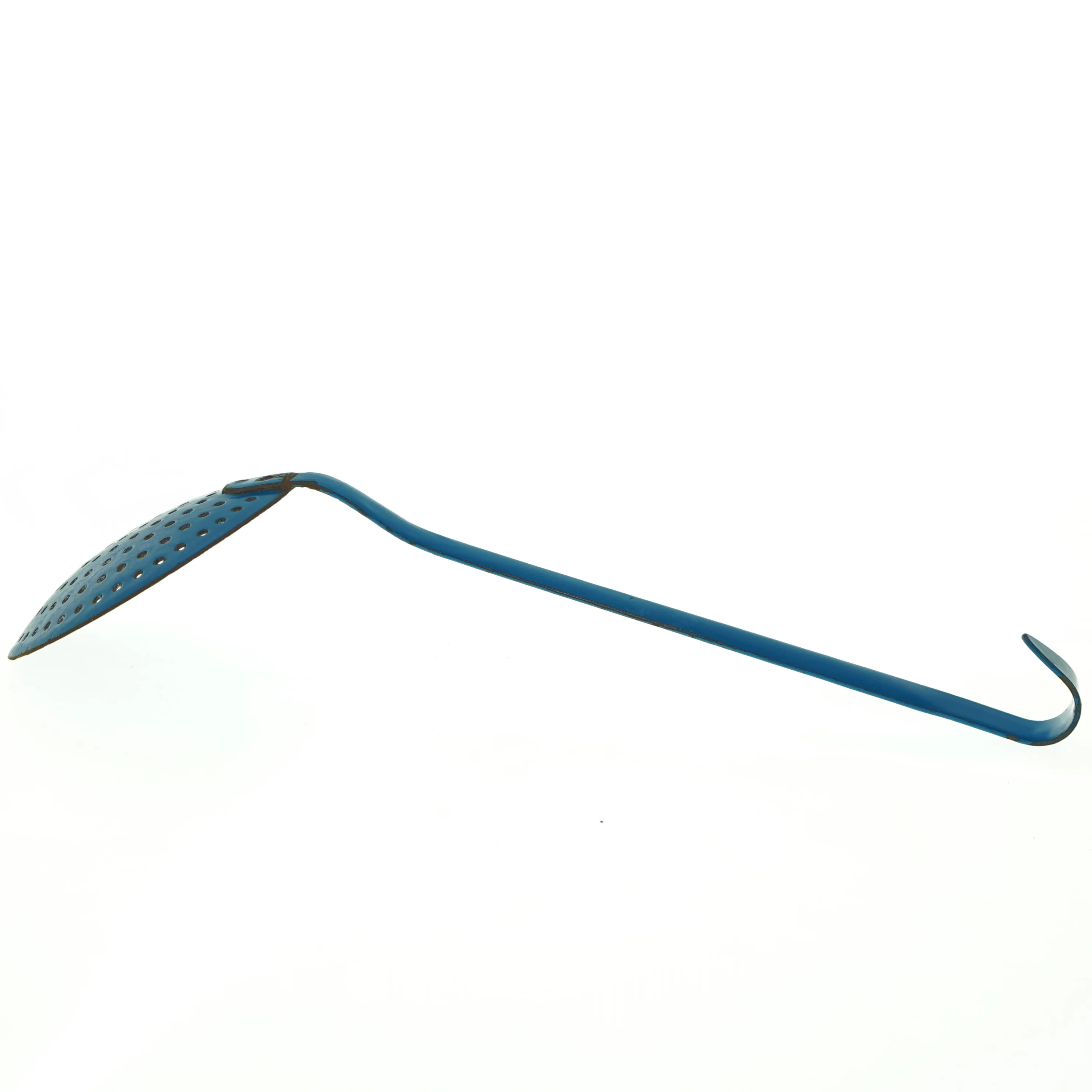 Blå emajle hulske (str. Længde af håndtag. 28 cm. ø. 12,5 cm)