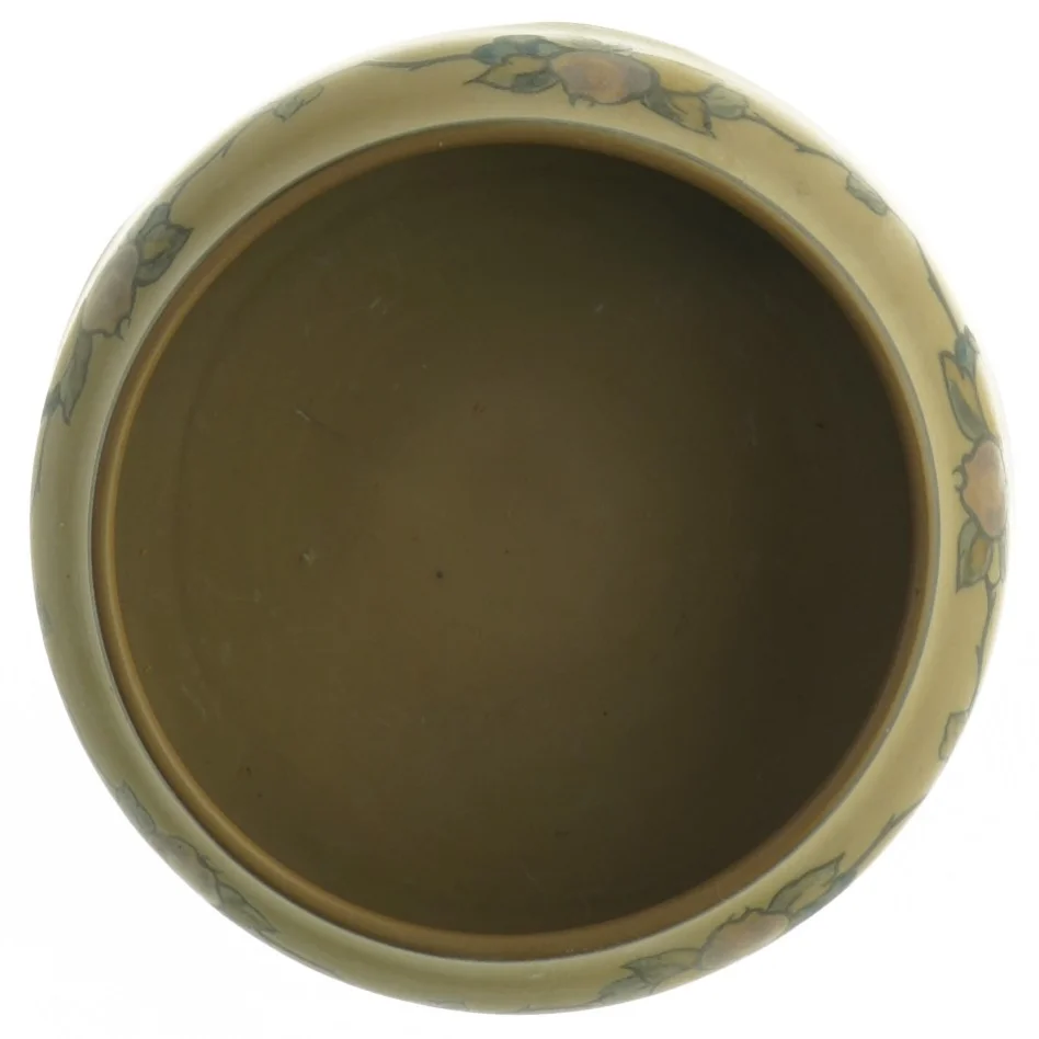 Bornholmsk Keramikskål med blomstermotiv