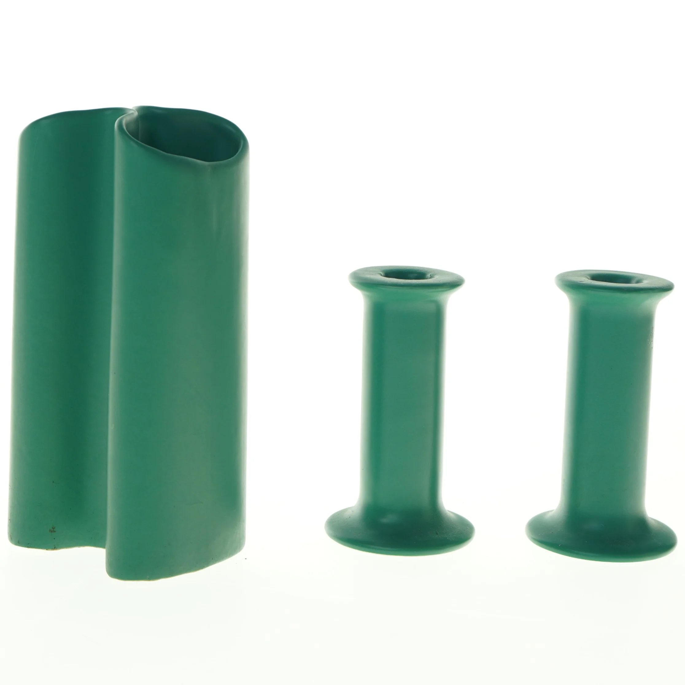 Keramikvase sæt (str. H. 19 cm. h. 12 cm)