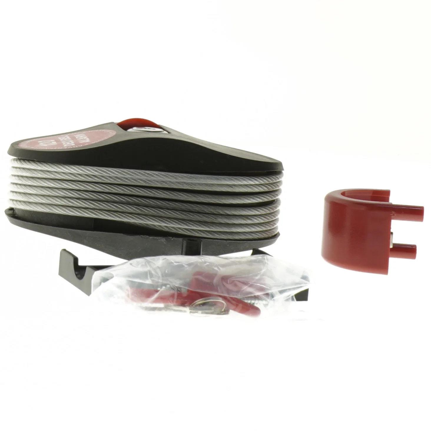 Alarm med sikkerhedskabel (str. 14 cm)