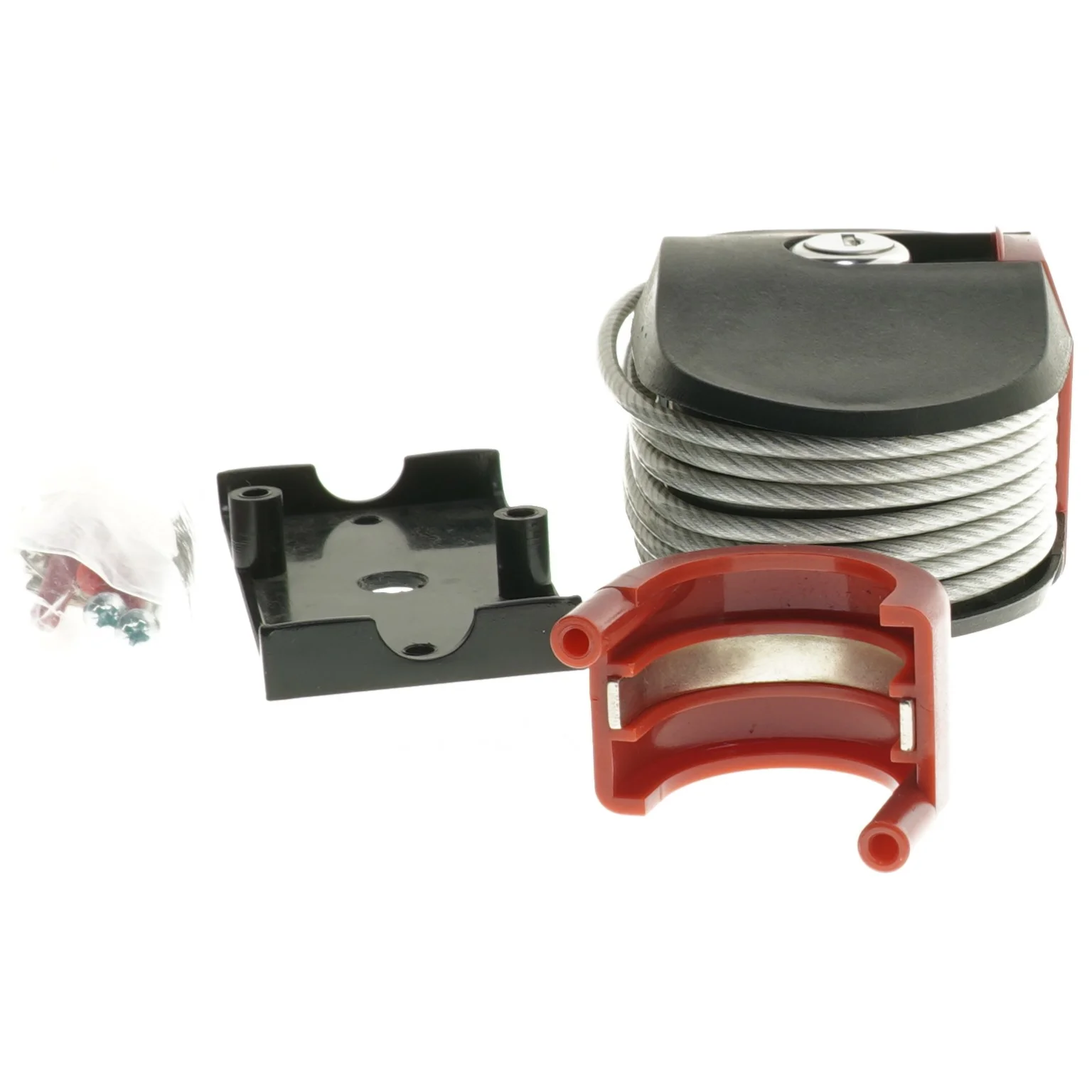 Alarm med sikkerhedskabel (str. 14 cm)