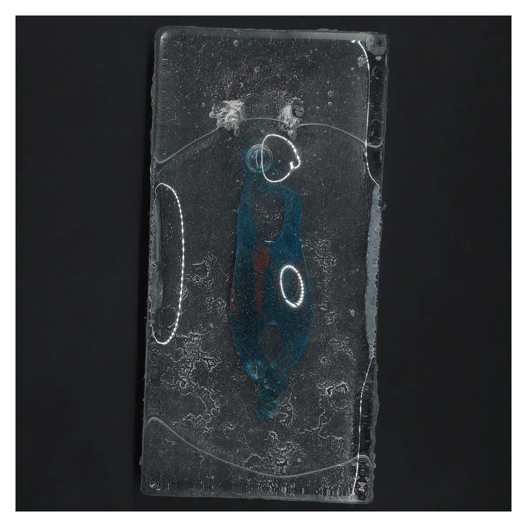 Dekorativ glasblok (str. 20x10x3,5 cm)