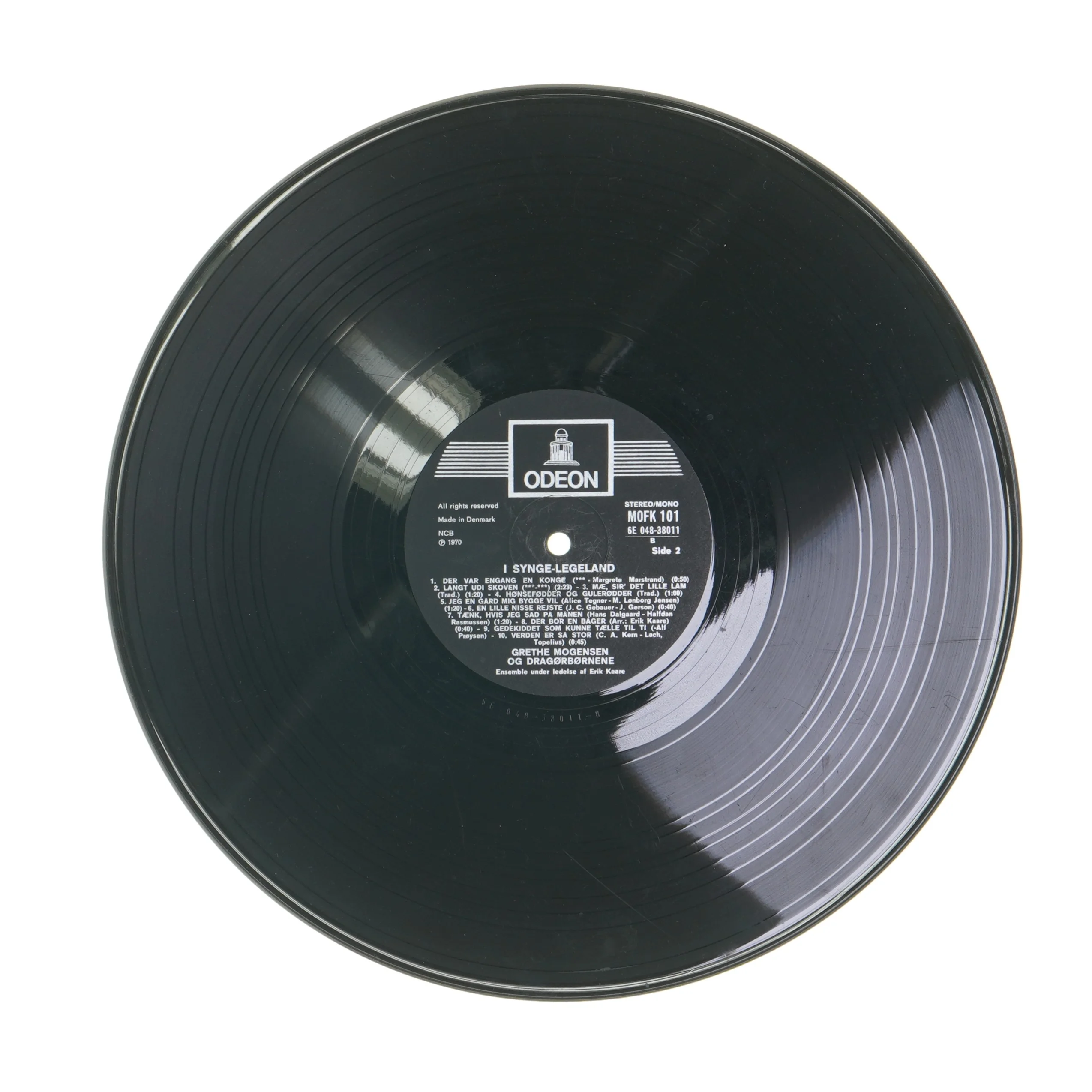 I Synger-Legeland vinylplade fra Odeon