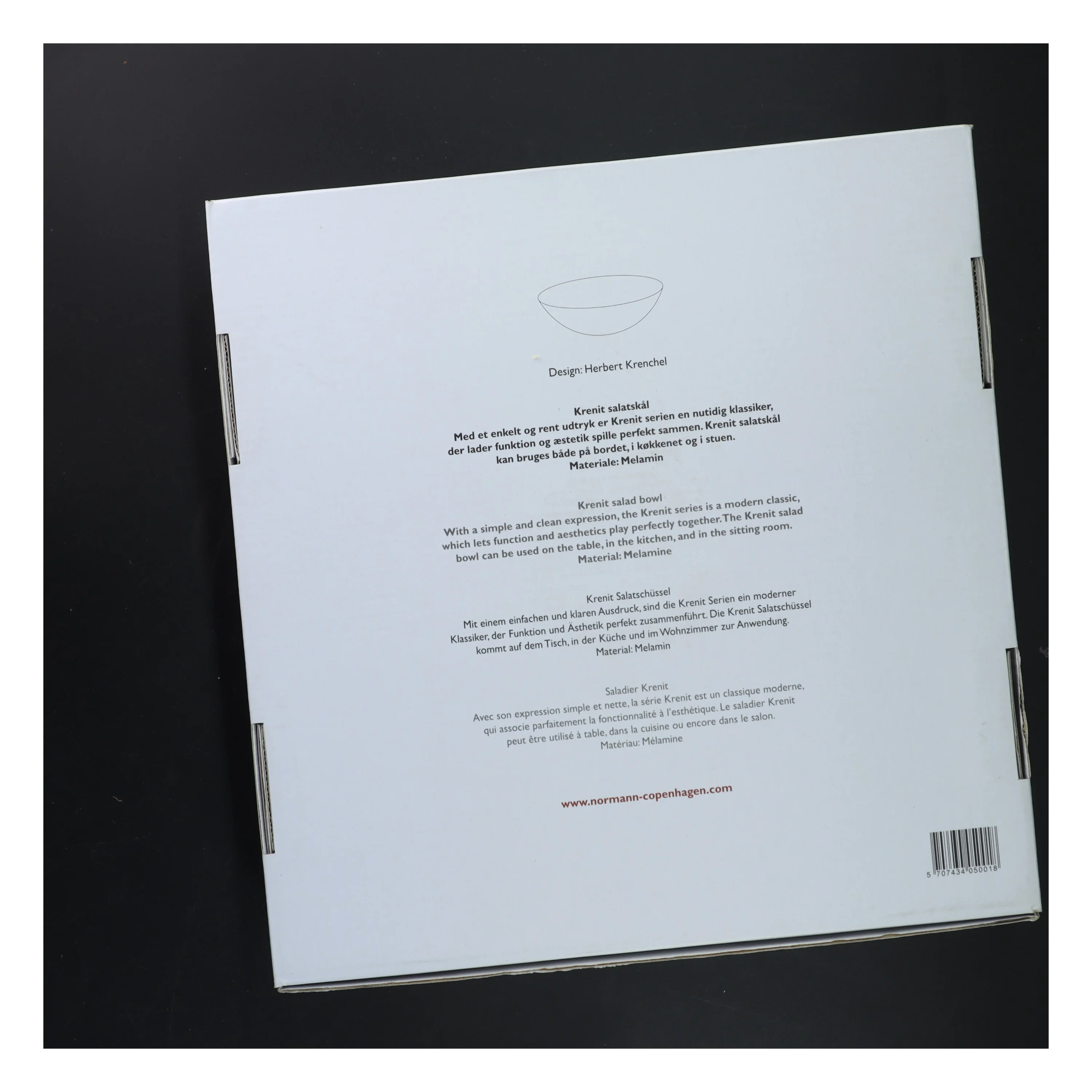 Ny Krenit salatskål Ø 30 cm fra Normann Copenhagen (str. Ø 30 cm)