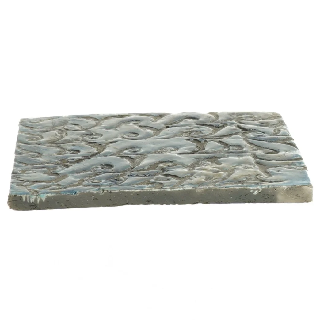 Dekorativ keramisk flise (str. 12,5x12 cm)