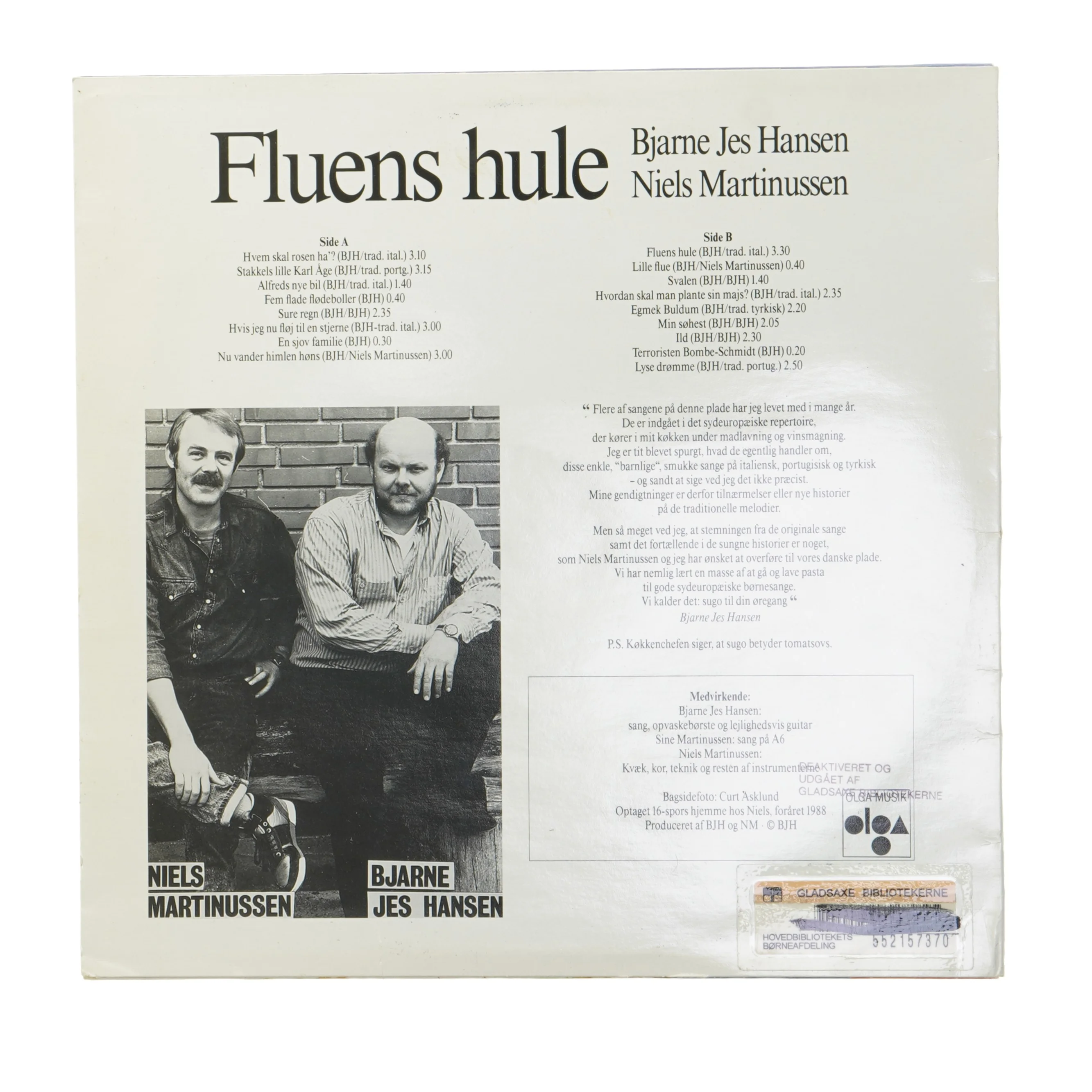 Fluens hule LP fra Olga Musik