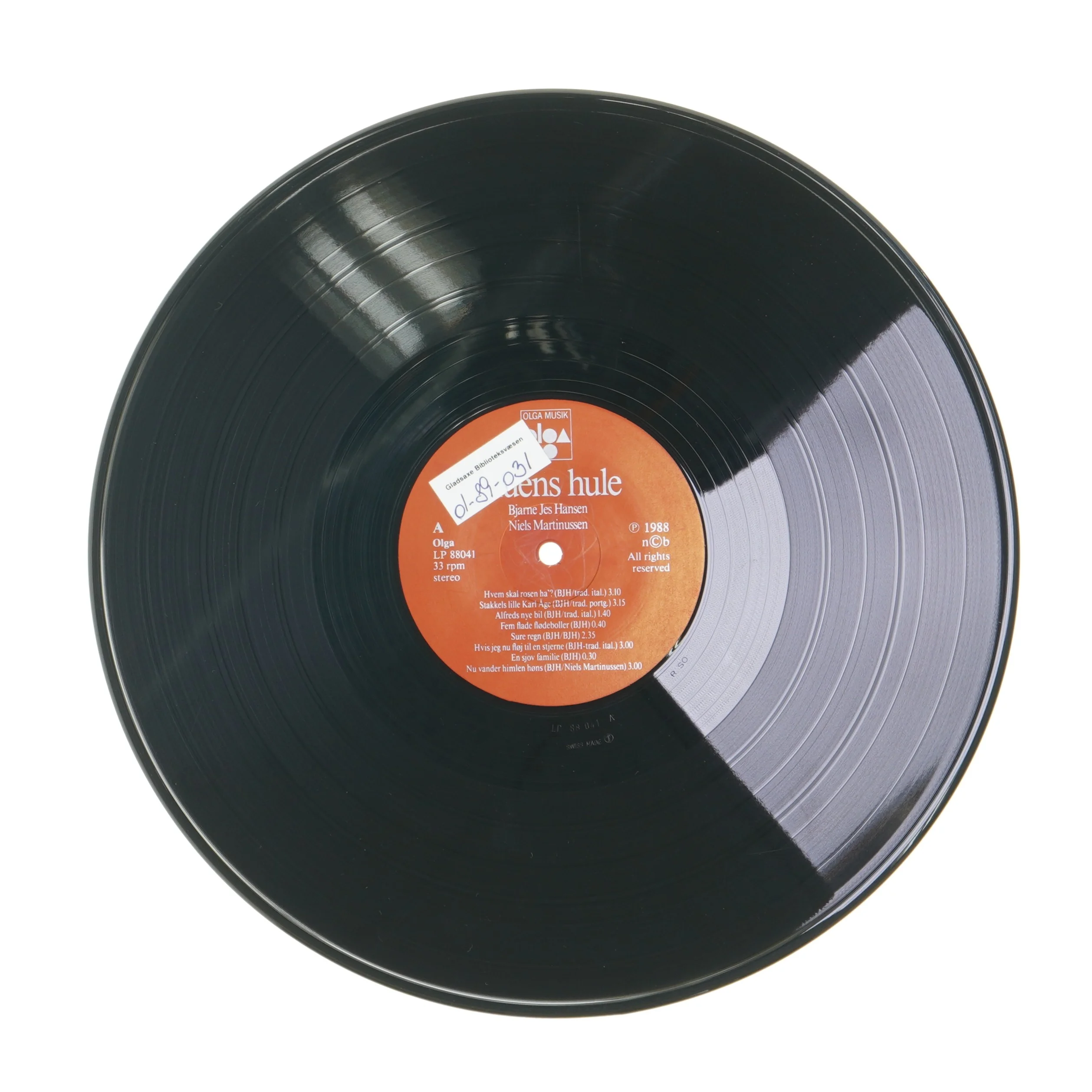 Fluens hule LP fra Olga Musik