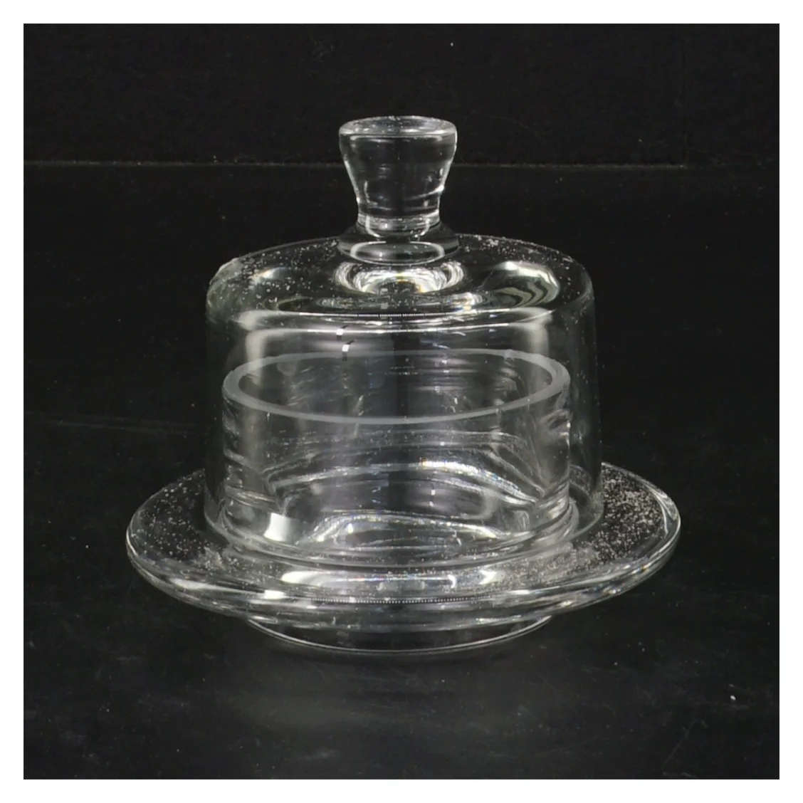 Smørklokke i glas (str. Ø 10 cm)