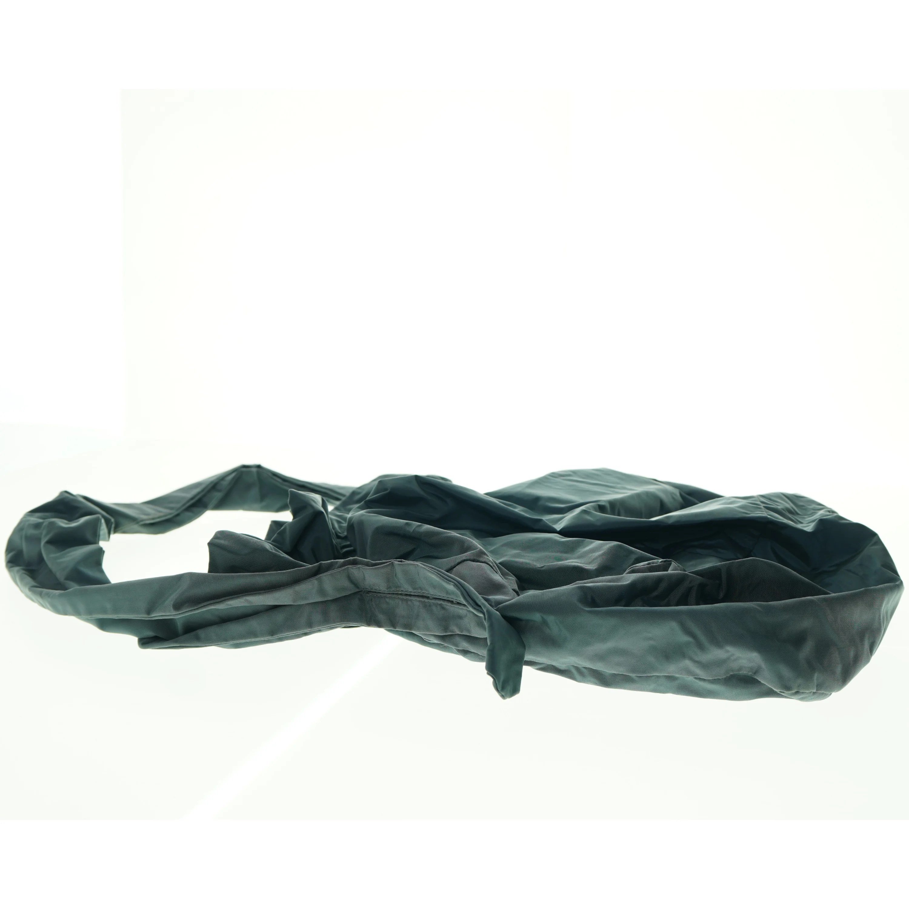 Skuldertaske i grå nylon