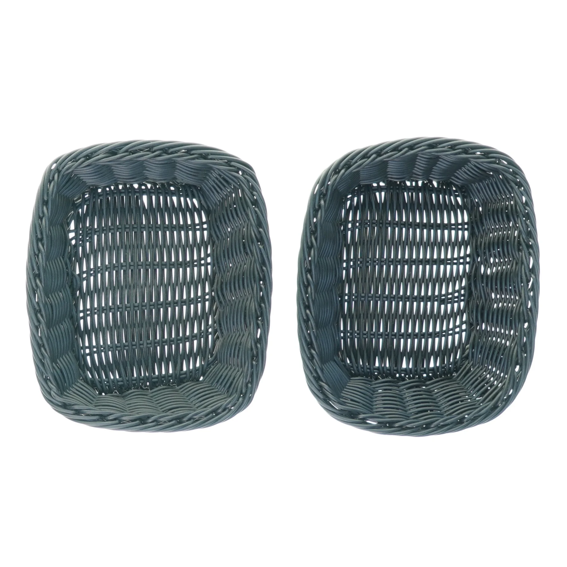 2 små flettede kurve (str. 19 x 13 x 5 cm)