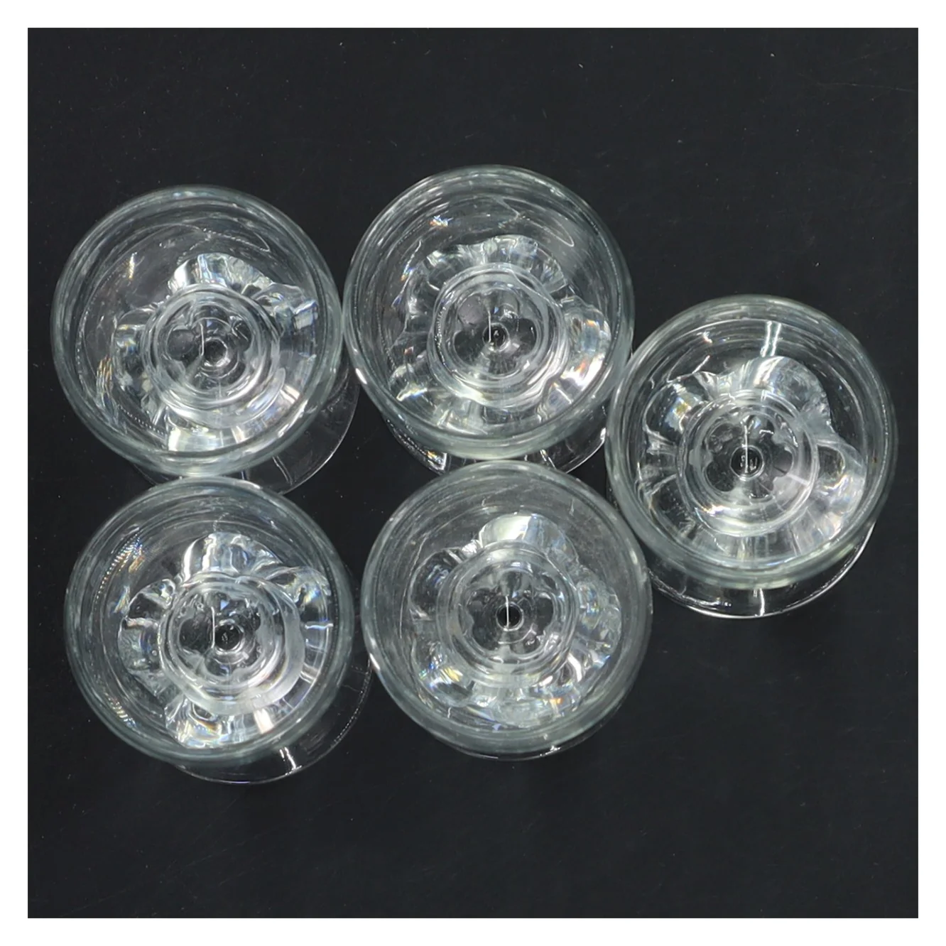 Vinglas, sæt af 5 fra Holmegaard (str. Ø 4x7,5 cm)