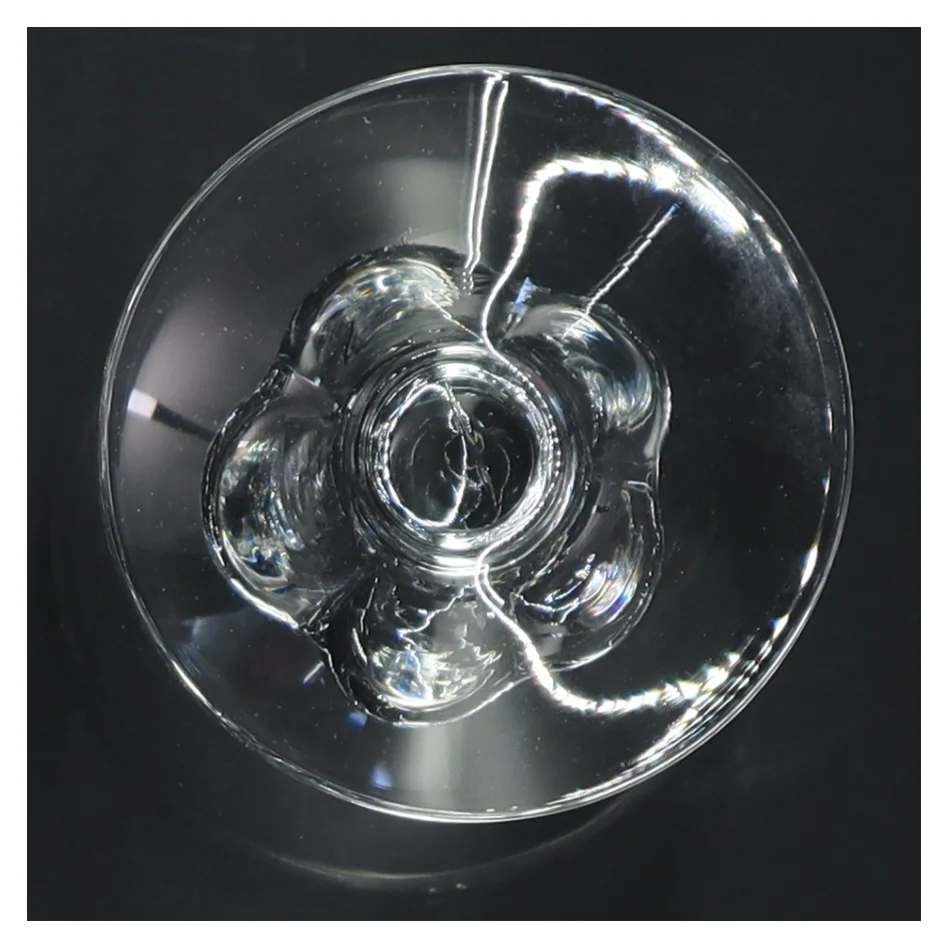 Sæt af glaskrus fra Holmegaard (str. Ø 7x13 cm)