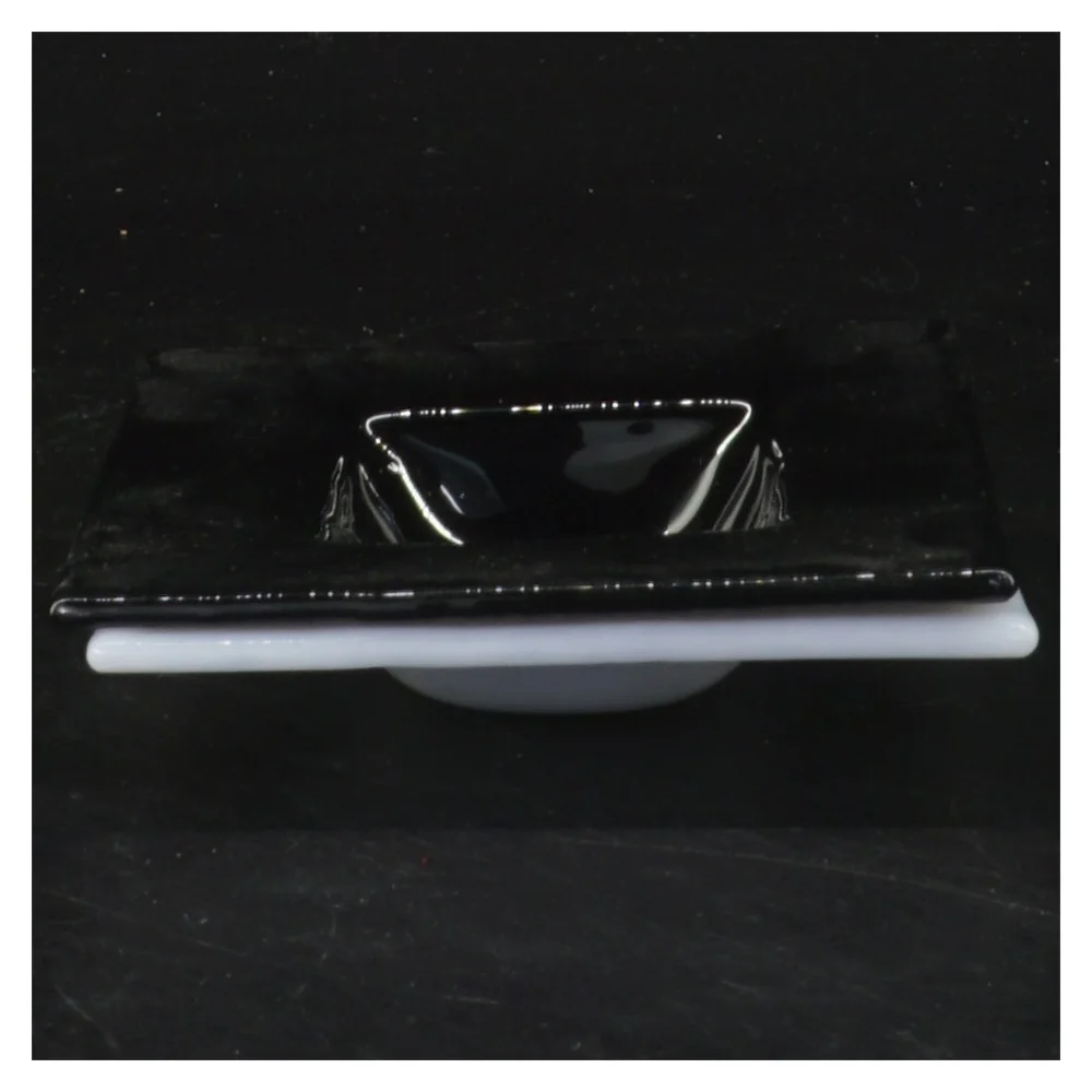 To firkantede glas skåle (str. 10x10 cm)